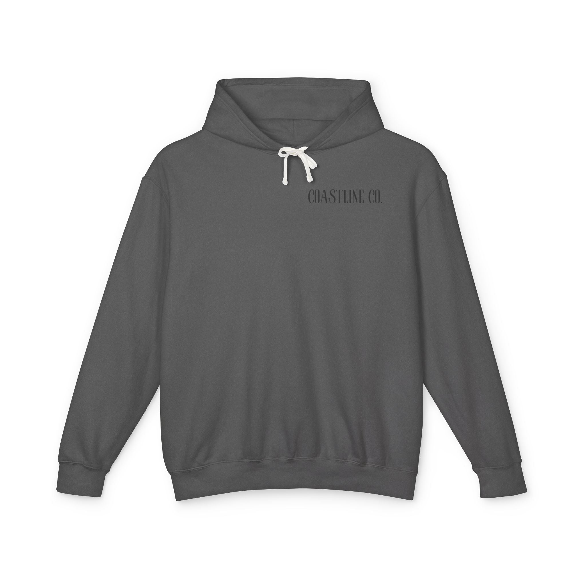 Coastline Co. Surf Hoodie — "Ride The Waves" Lightweight Hooded Sweatshirt