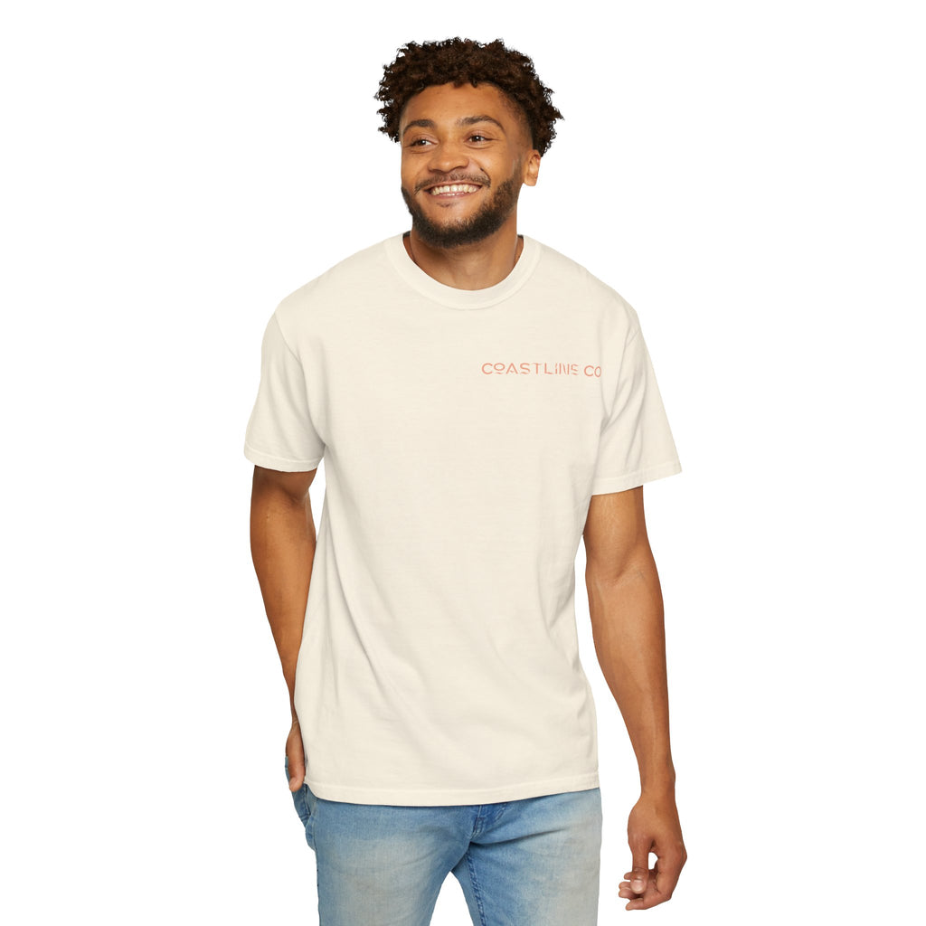 T-Shirt — Coastline Co Tiki Logo Tee (Back Graphic)