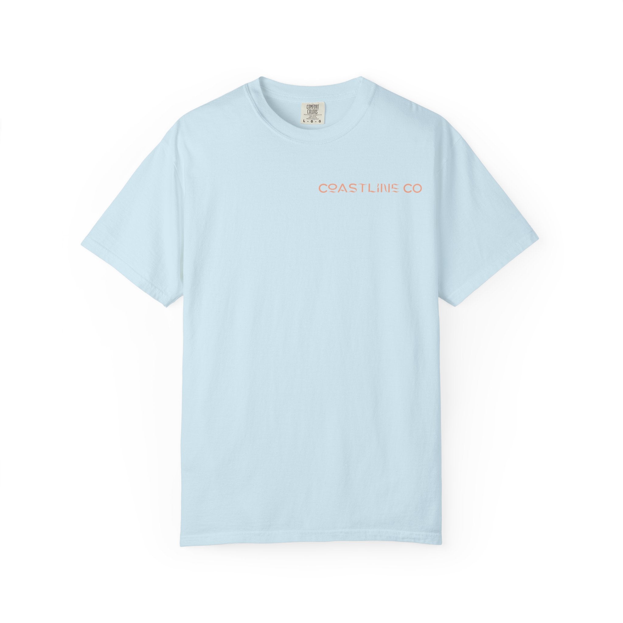 T-Shirt — Coastline Co Tiki Logo Tee (Back Graphic)
