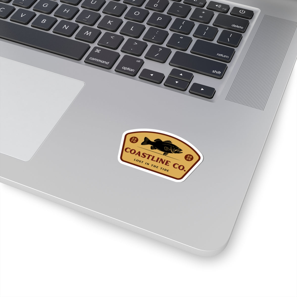 Coastline Co. Fishing Sticker — 'Lost in the Tide' Kiss-Cut Decal
