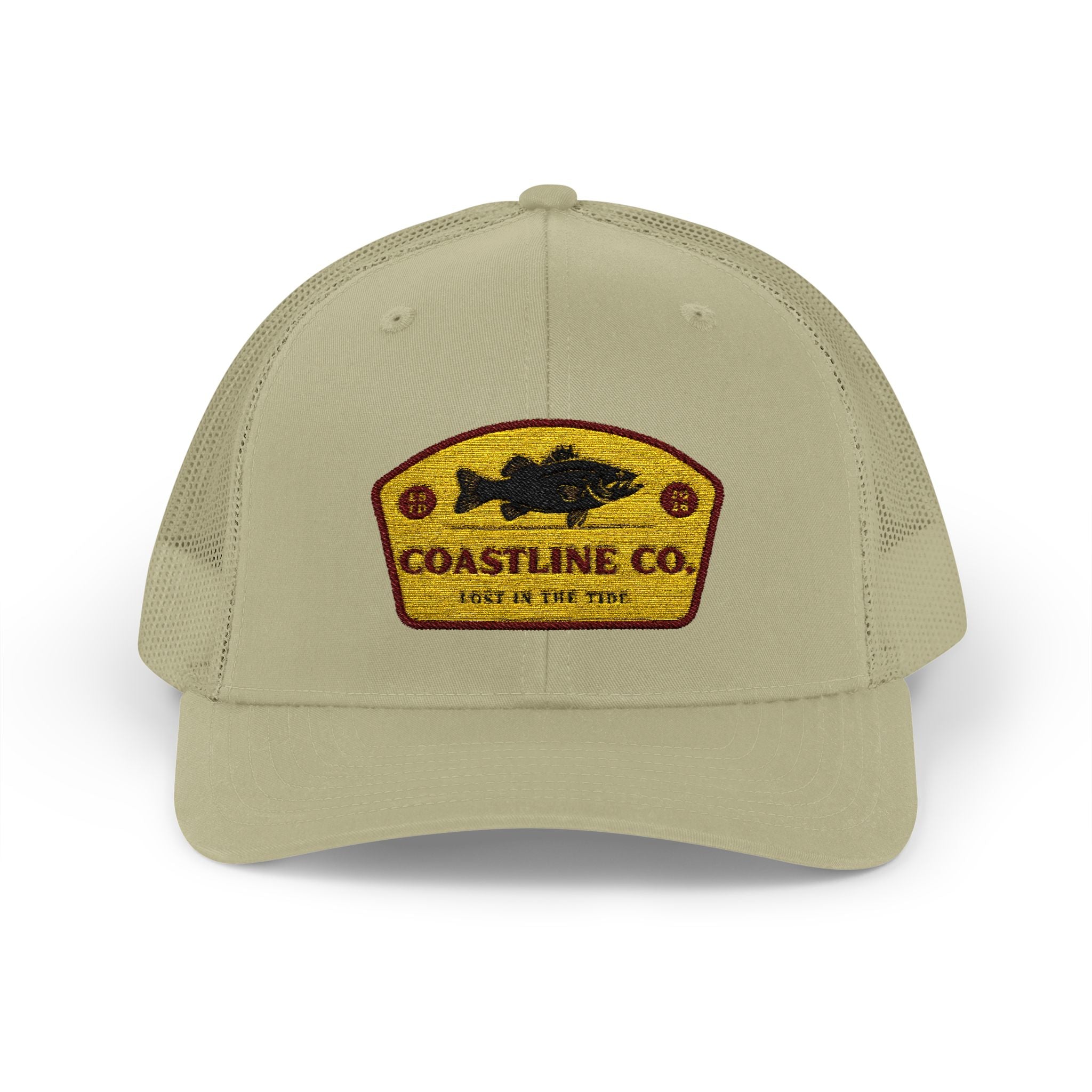 Coastline Co. Fish Patch Trucker Cap — Vintage Fishing Snapback