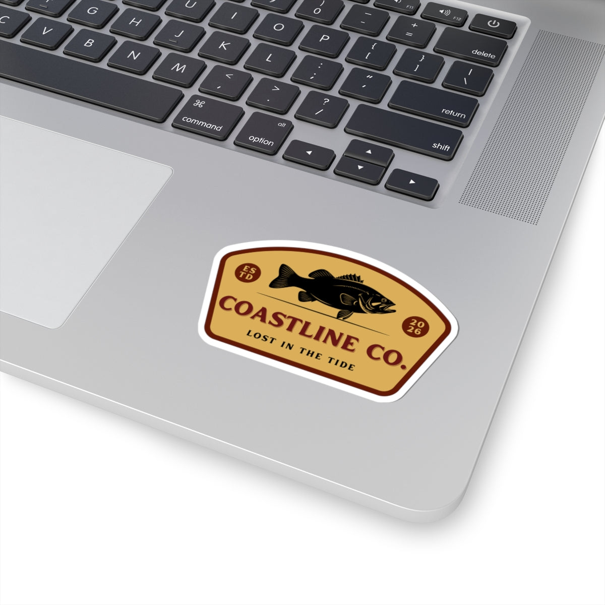 Coastline Co. Fishing Sticker — 'Lost in the Tide' Kiss-Cut Decal