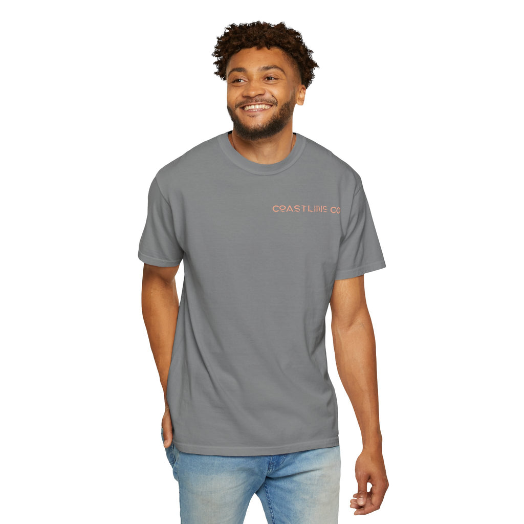 T-Shirt — Coastline Co Tiki Logo Tee (Back Graphic)