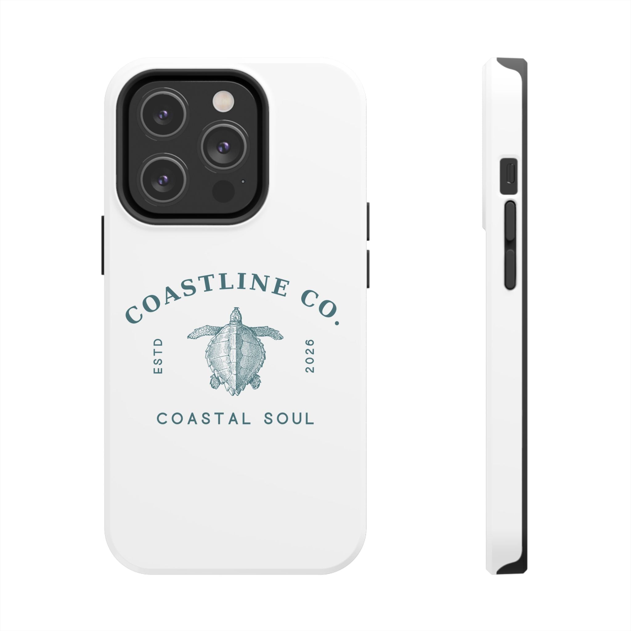 Coastline Co. Sea Turtle Phone Case – "Coastal Soul" Tough Protective Case