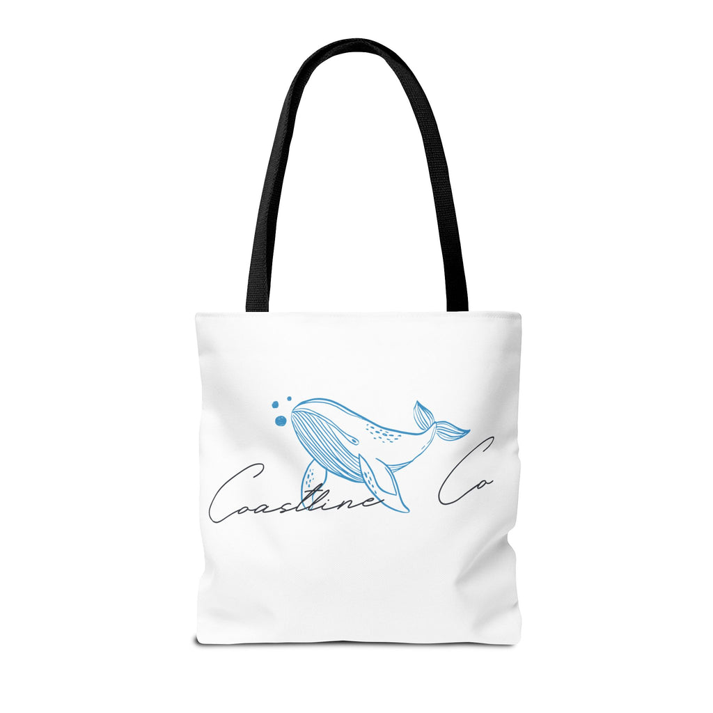 Tote Bag — Coastal Whale Illustration Tote (Coastline Co.)