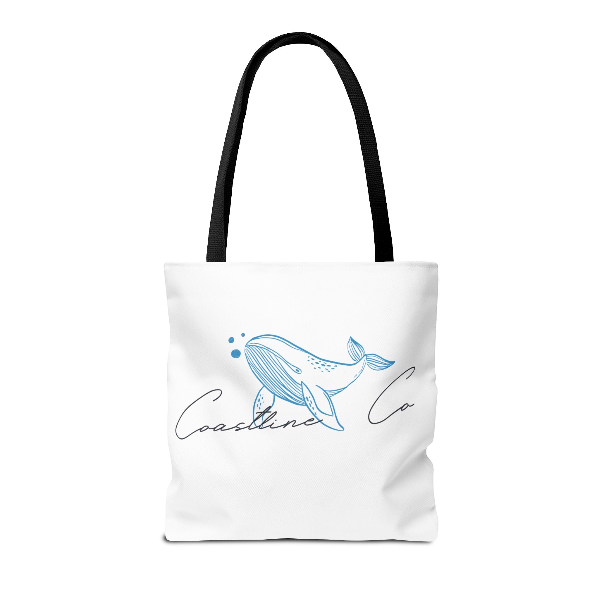 Tote Bag — Coastal Whale Illustration Tote (Coastline Co.)