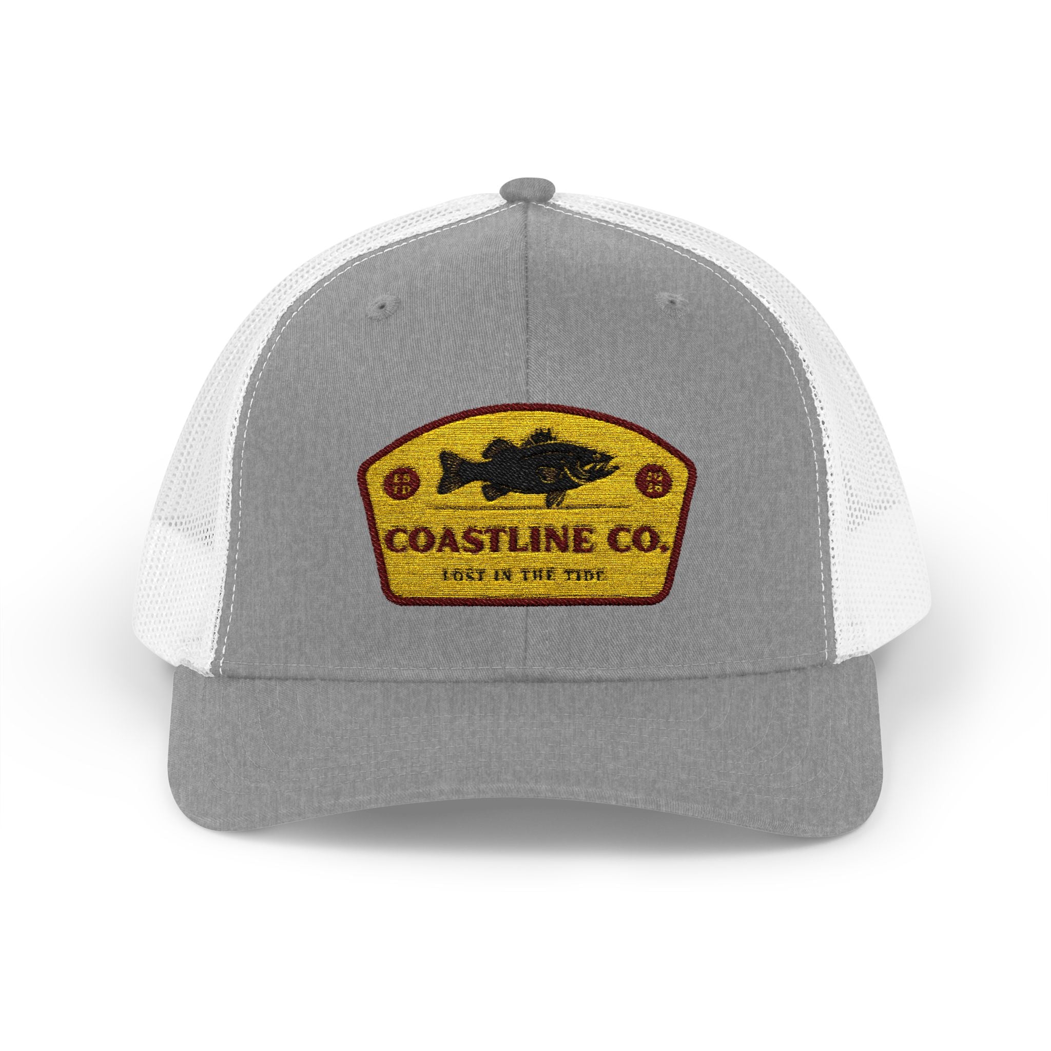 Coastline Co. Fish Patch Trucker Cap — Vintage Fishing Snapback