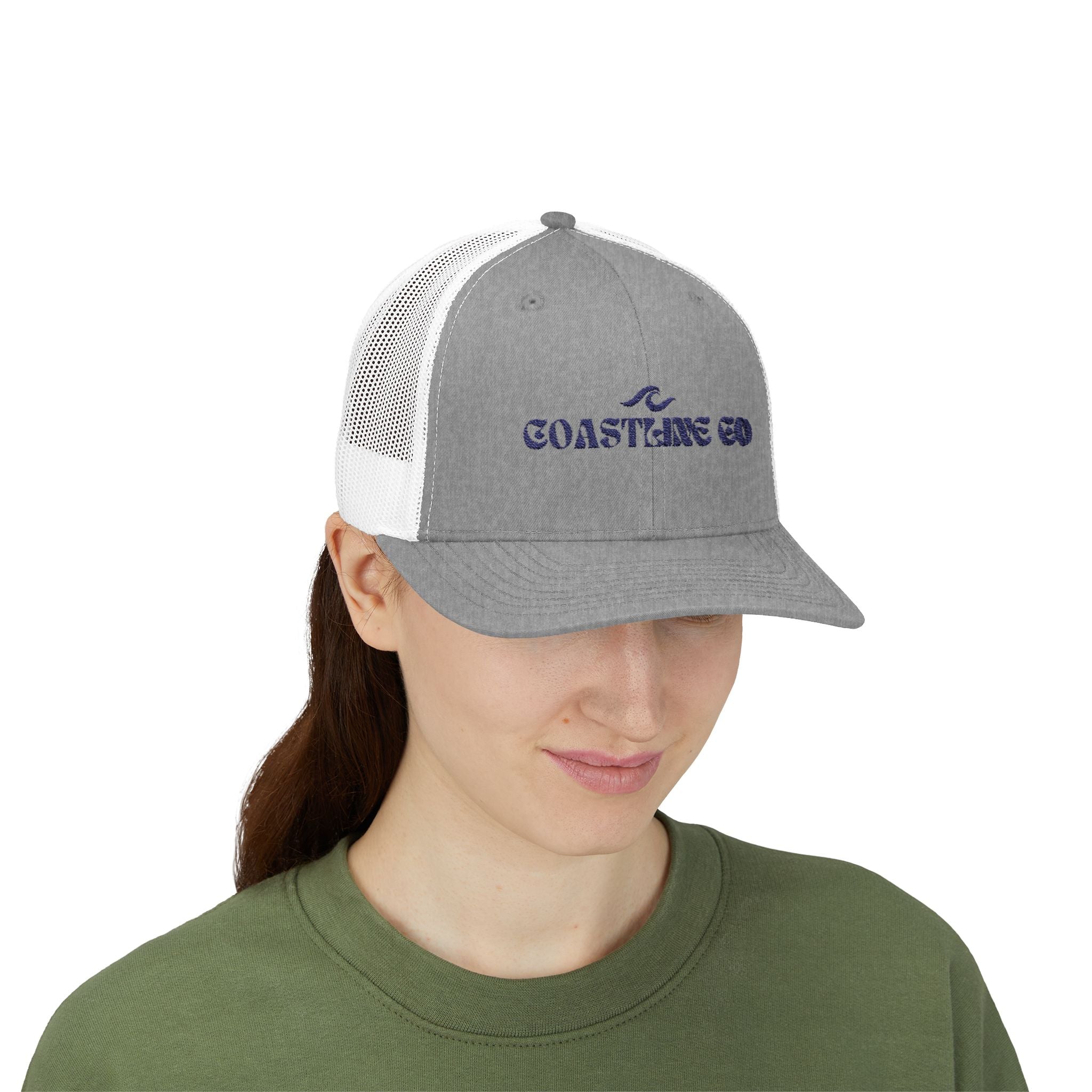 Coastline Co Trucker Cap – Beach Wave Snapback Hat