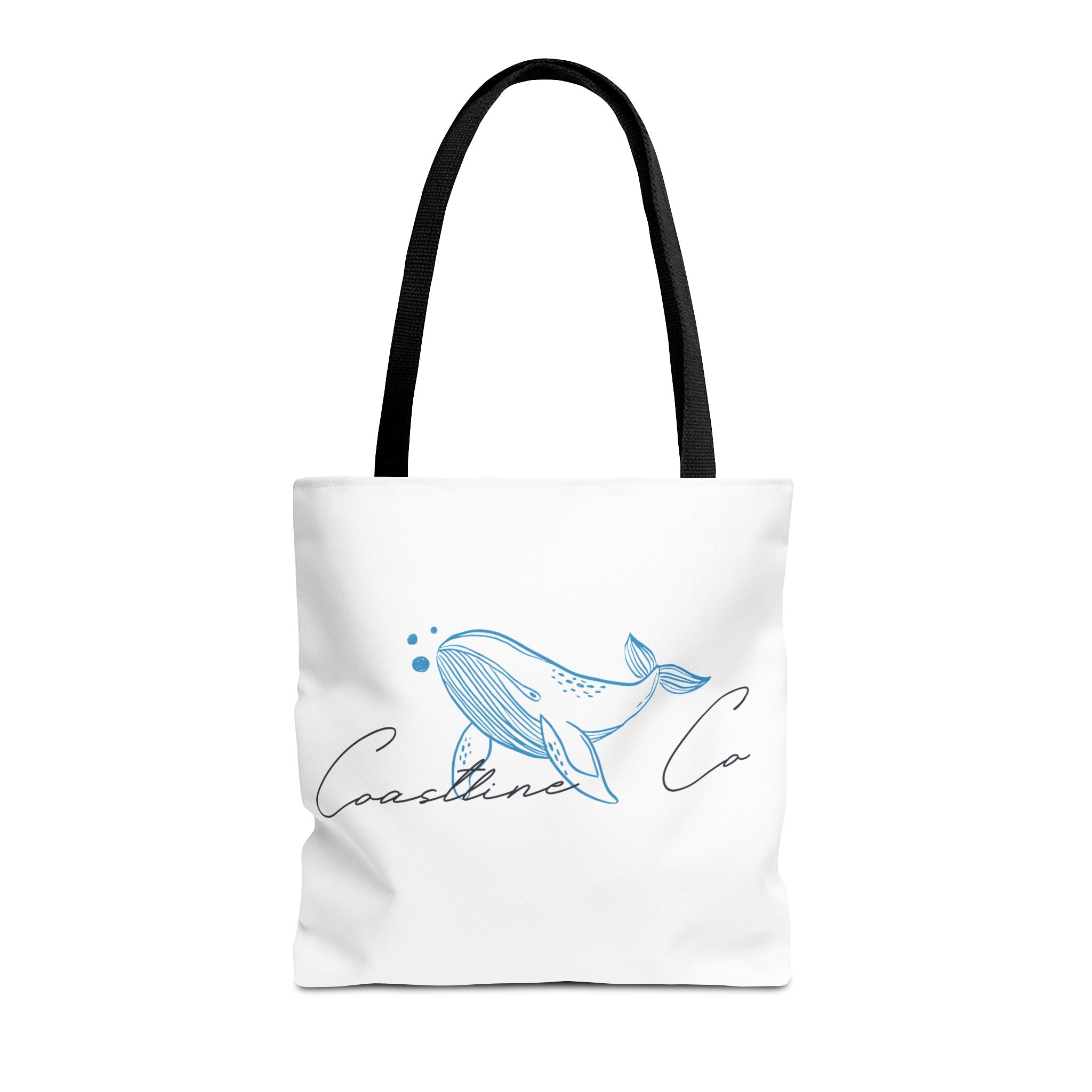 Tote Bag — Coastal Whale Illustration Tote (Coastline Co.)