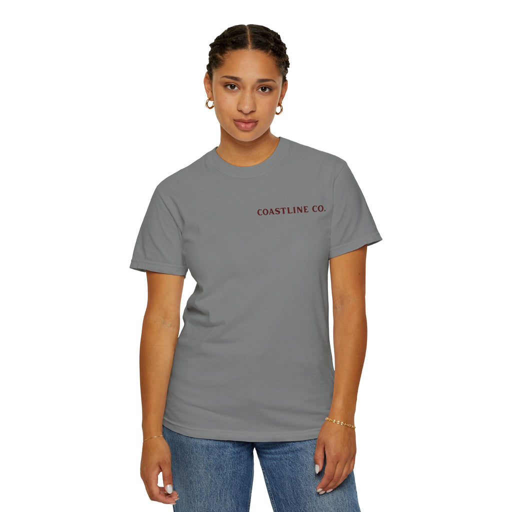 Coastline Co. Bass Patch Tee — "Lost in the Tide" Graphic T-Shirt