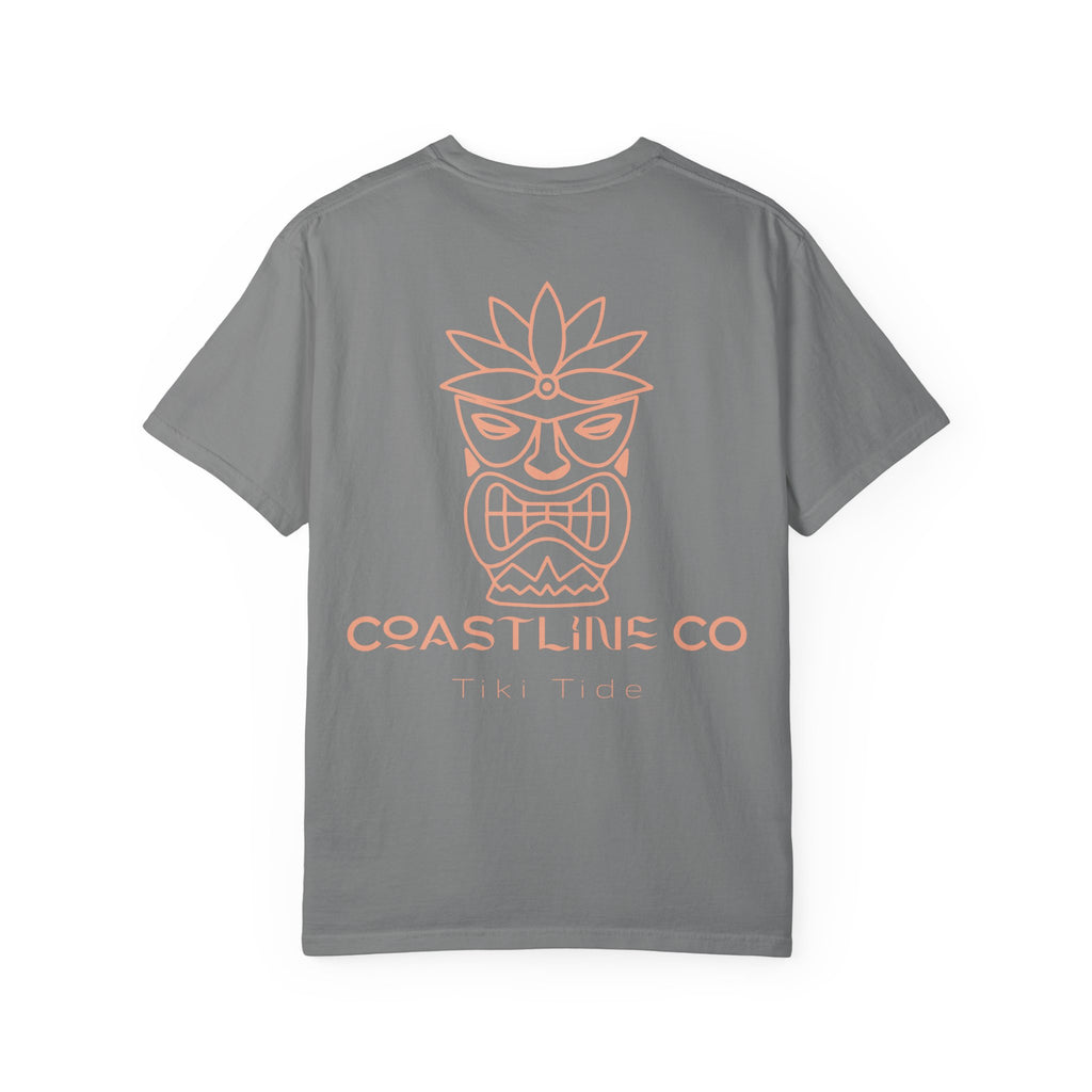 T-Shirt — Coastline Co Tiki Logo Tee (Back Graphic)