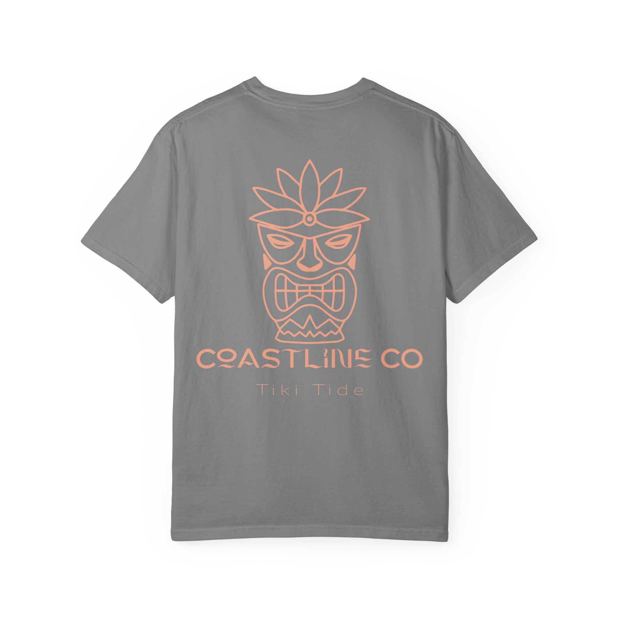 T-Shirt — Coastline Co Tiki Logo Tee (Back Graphic)