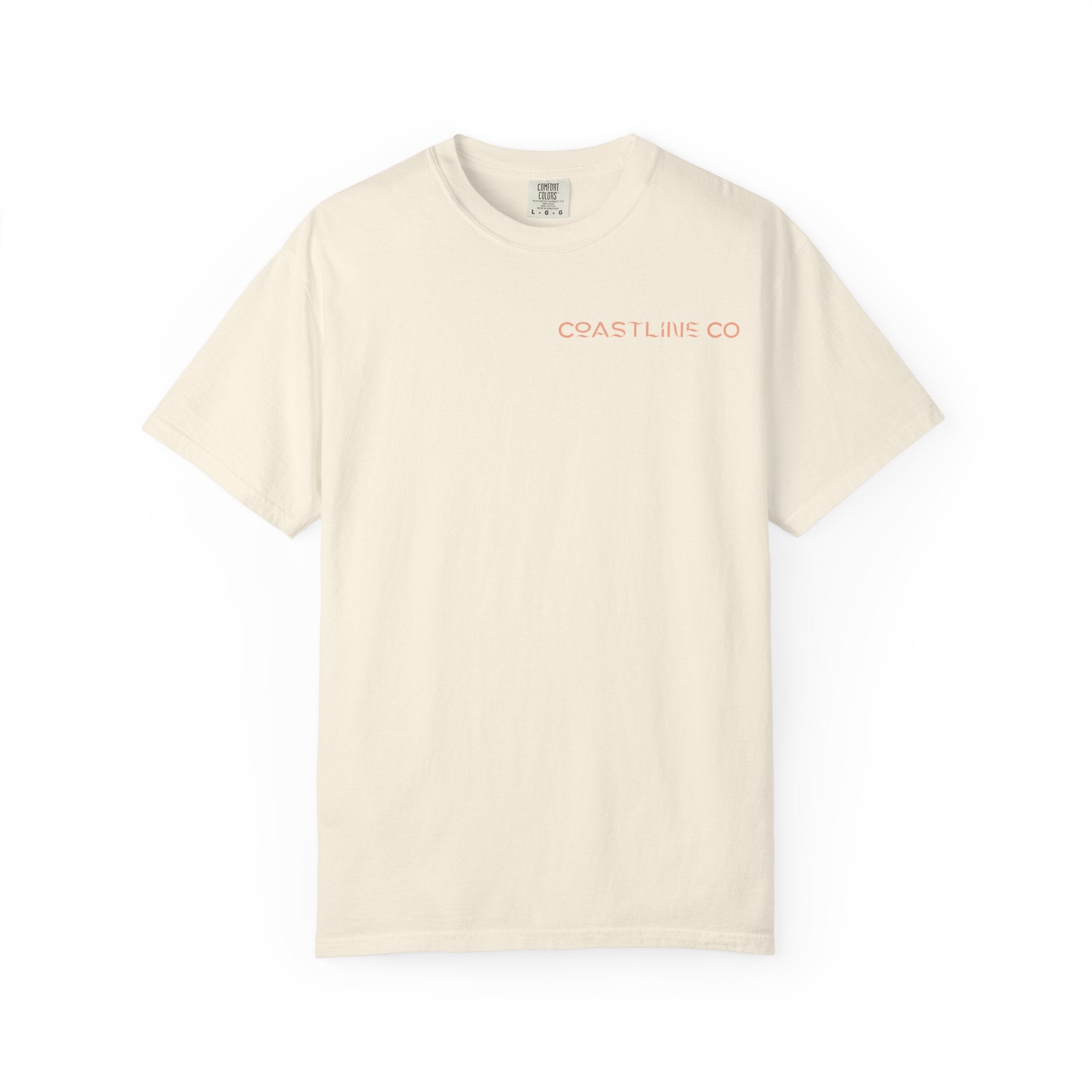 T-Shirt — Coastline Co Tiki Logo Tee (Back Graphic)