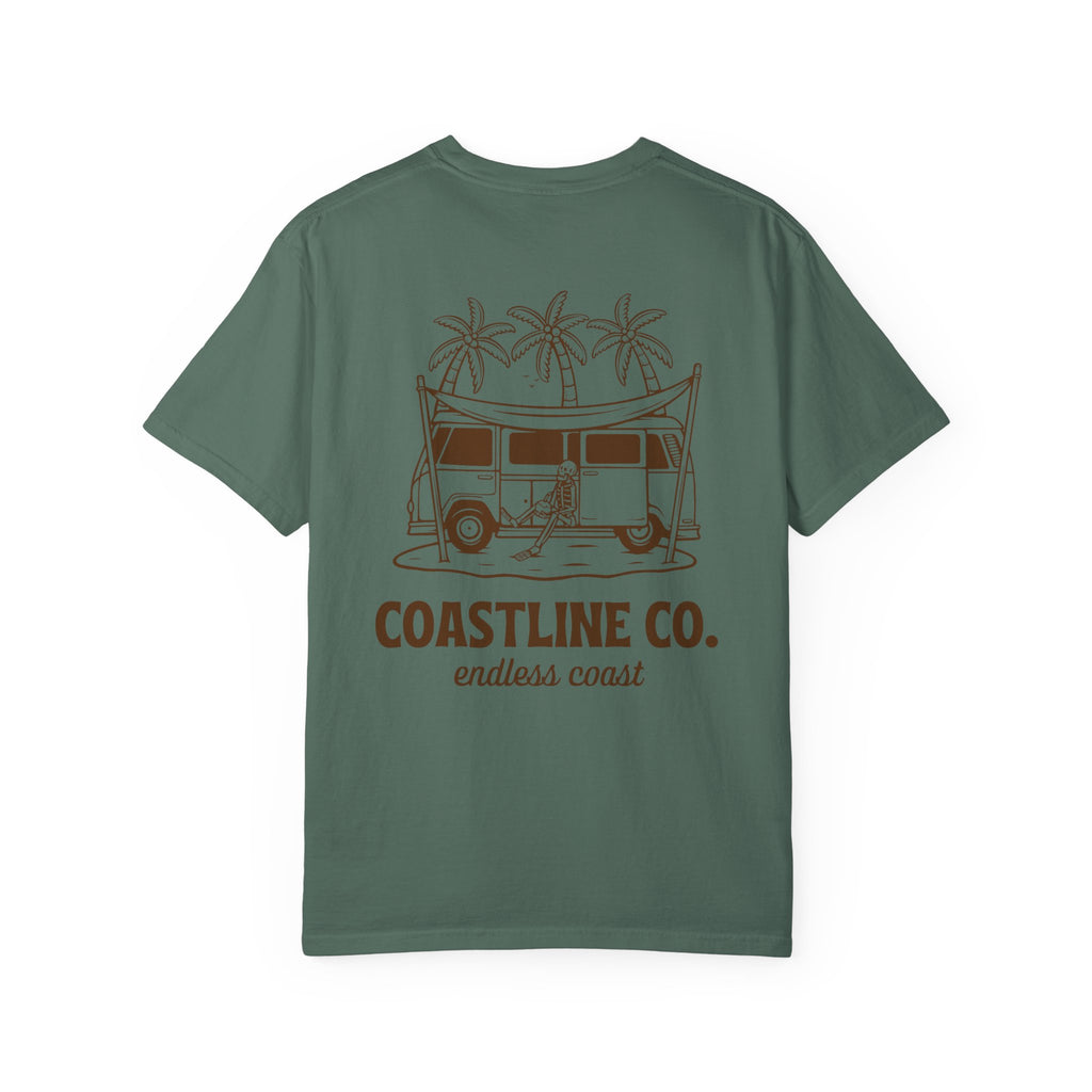 Coastline Co. Surf Van T-Shirt — "Endless Coast" Graphic Tee