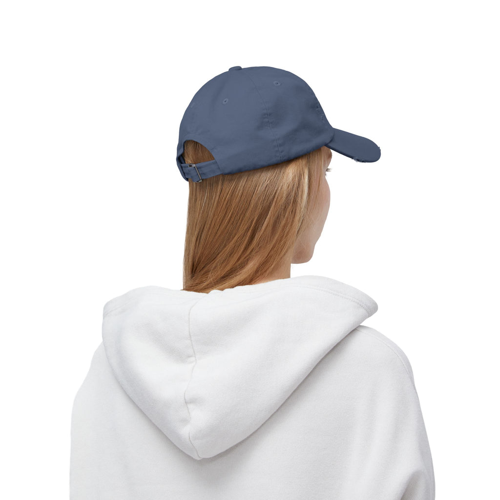 Distressed Shaka Cap — Surf Vibe Embroidered Hat