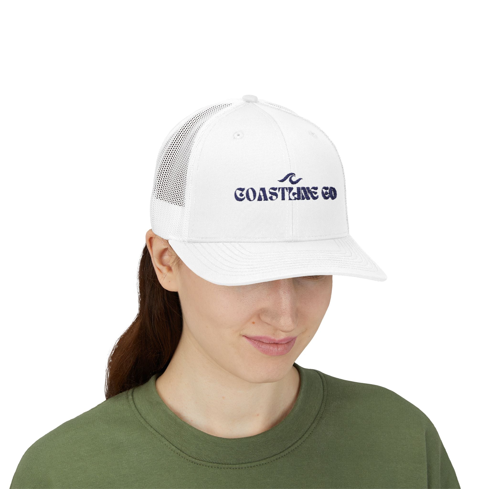 Coastline Co Trucker Cap – Beach Wave Snapback Hat