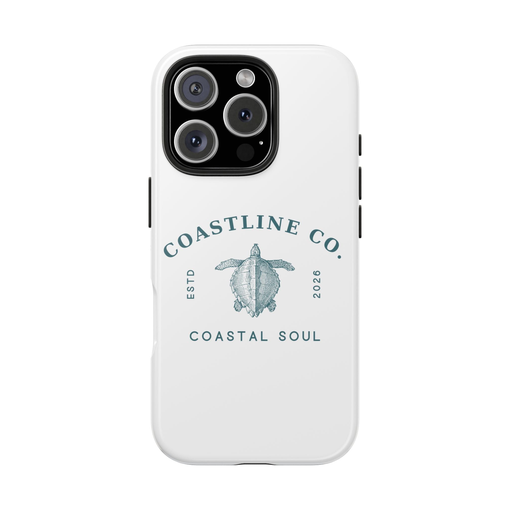 Coastline Co. Sea Turtle Phone Case – "Coastal Soul" Tough Protective Case