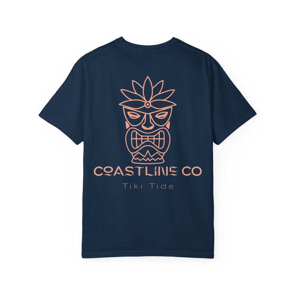 T-Shirt — Coastline Co Tiki Logo Tee (Back Graphic)