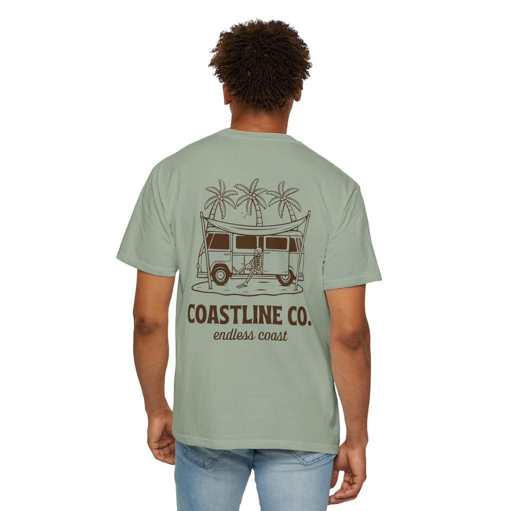 Coastline Co. Surf Van T-Shirt — "Endless Coast" Graphic Tee