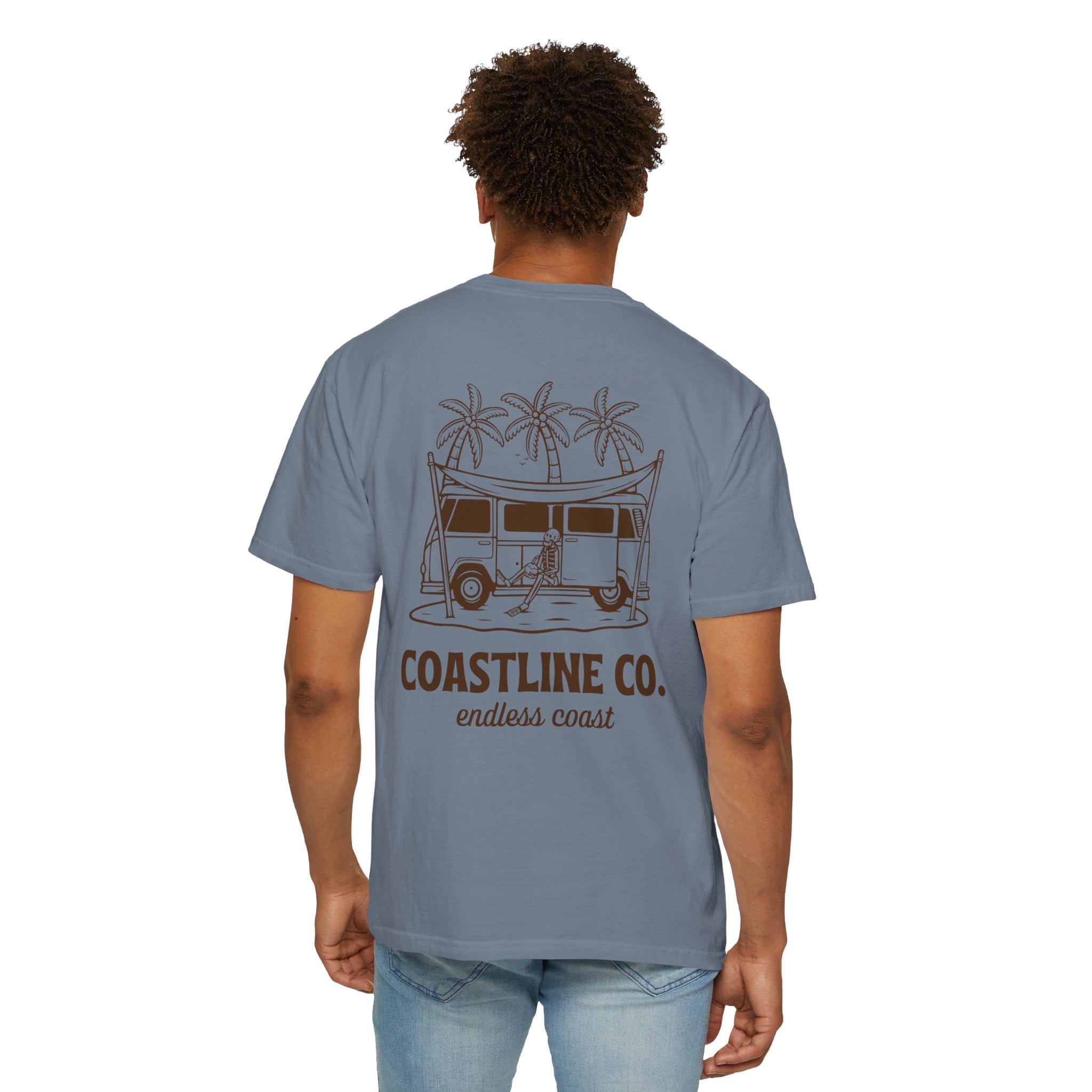 Coastline Co. Surf Van T-Shirt — "Endless Coast" Graphic Tee