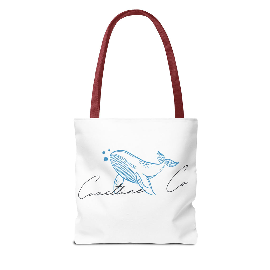 Tote Bag — Coastal Whale Illustration Tote (Coastline Co.)