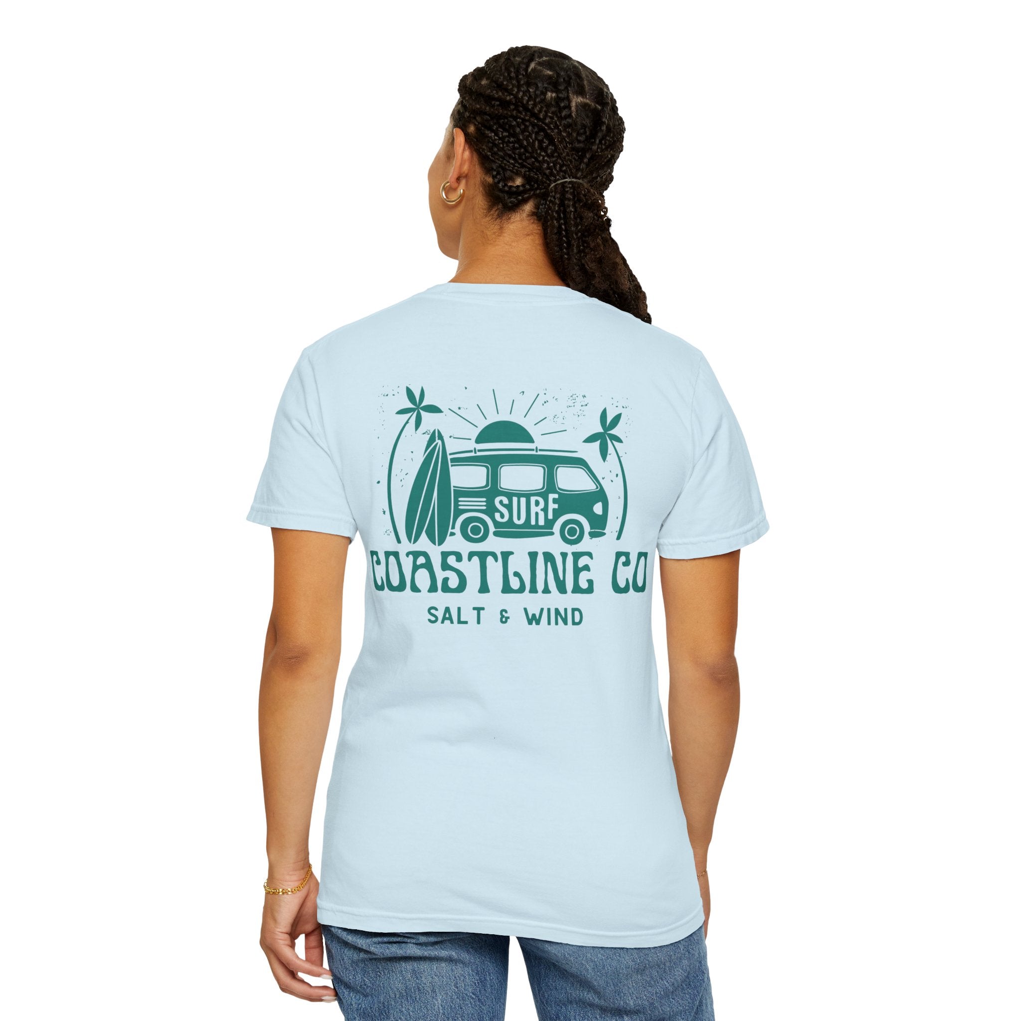 Coastline Co Surf Van T-Shirt — Retro Beach Graphic Tee