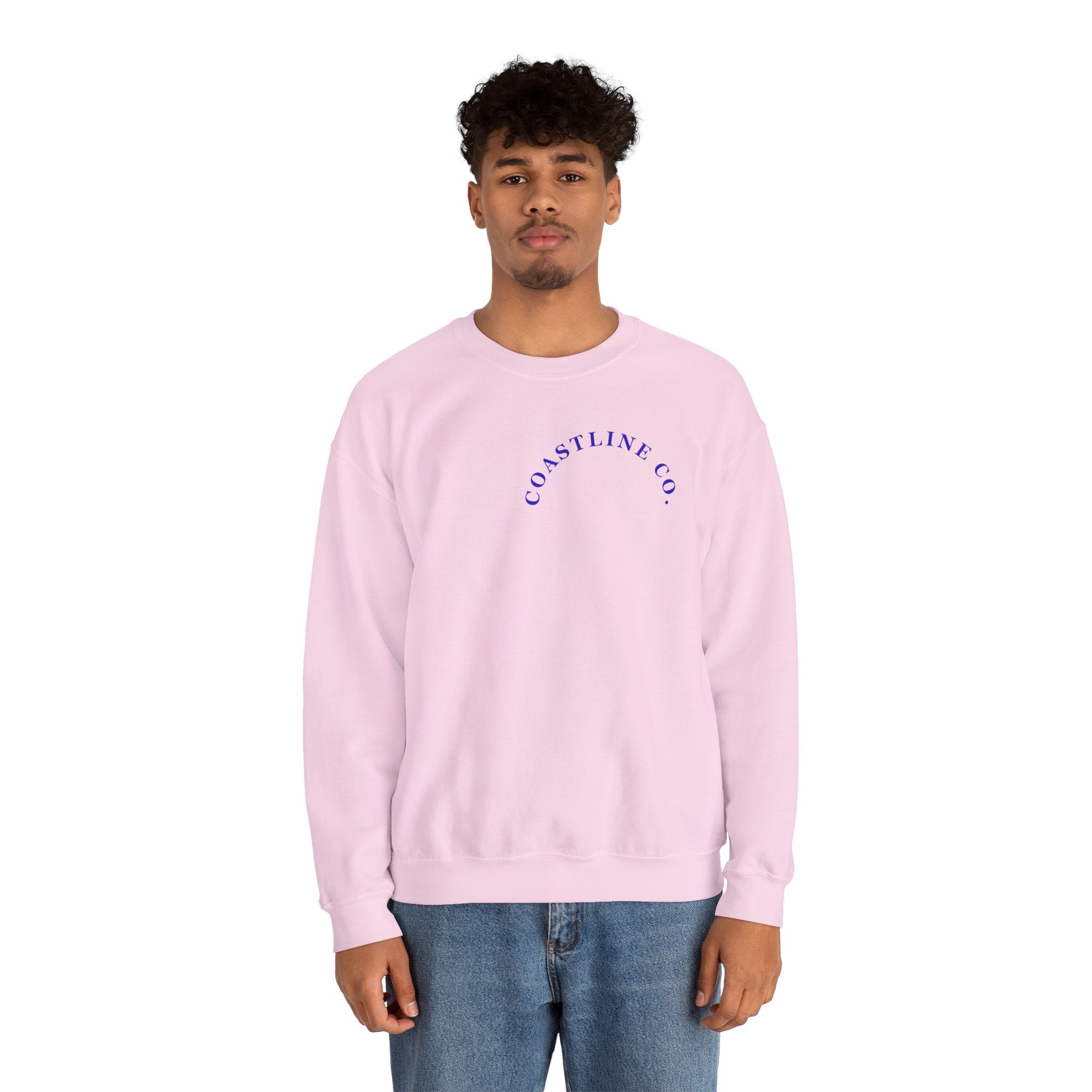 Coastline Co. Surf Crewneck Sweatshirt — 'Ride the Tide' Beach Pullover