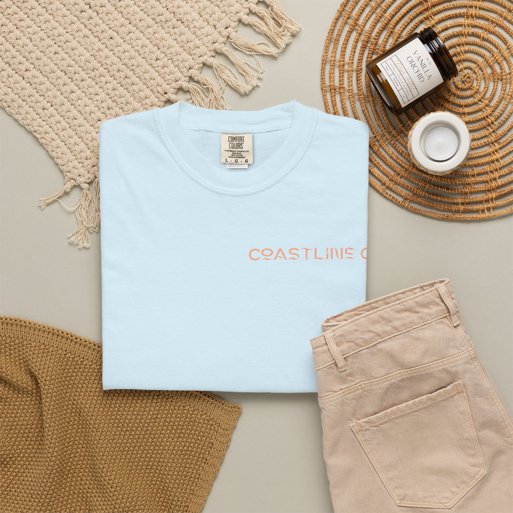 T-Shirt — Coastline Co Tiki Logo Tee (Back Graphic)