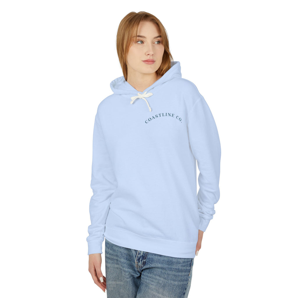 Coastline Co. “Coastal Soul” Turtle Hoodie — Lightweight Beach Pullover