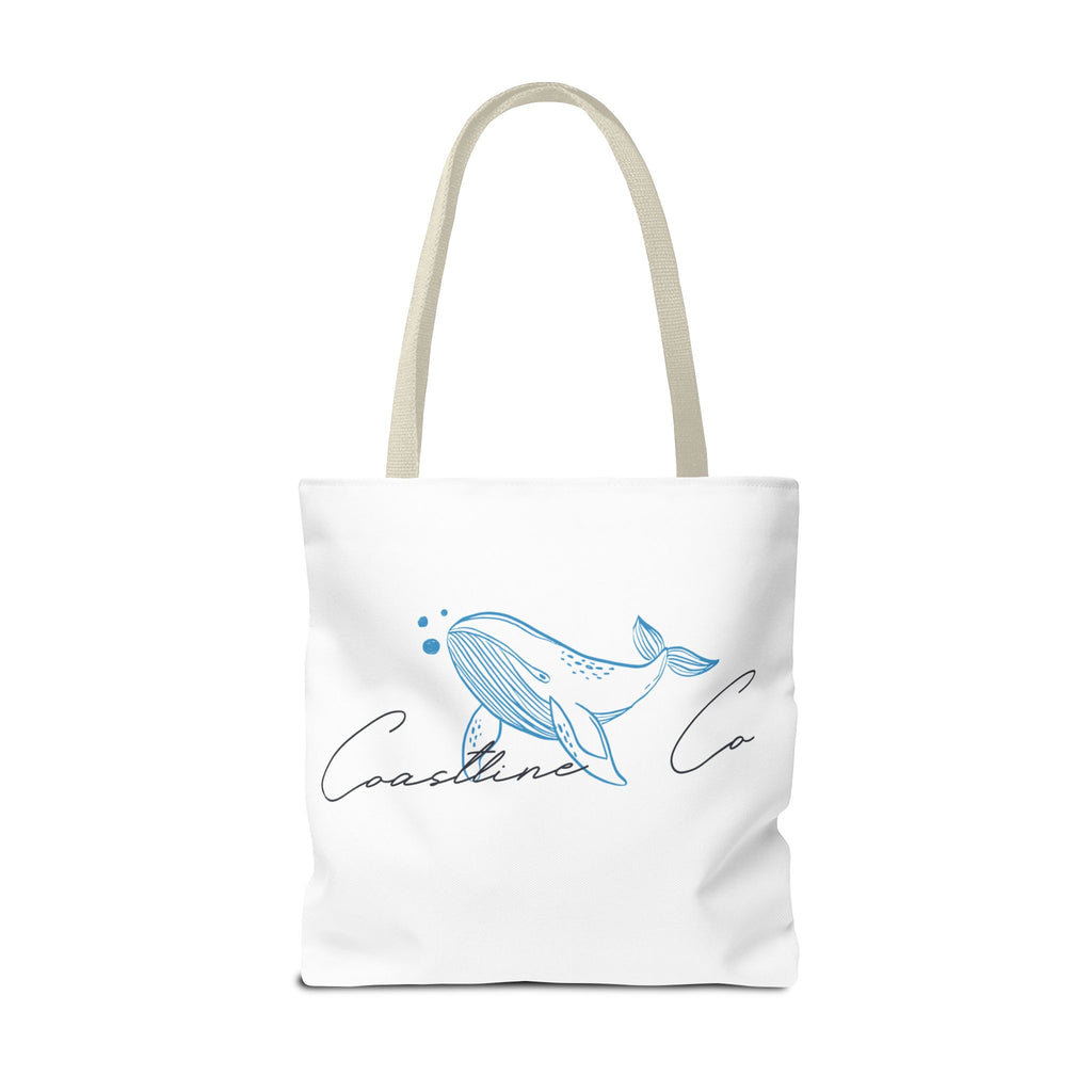 Tote Bag — Coastal Whale Illustration Tote (Coastline Co.)