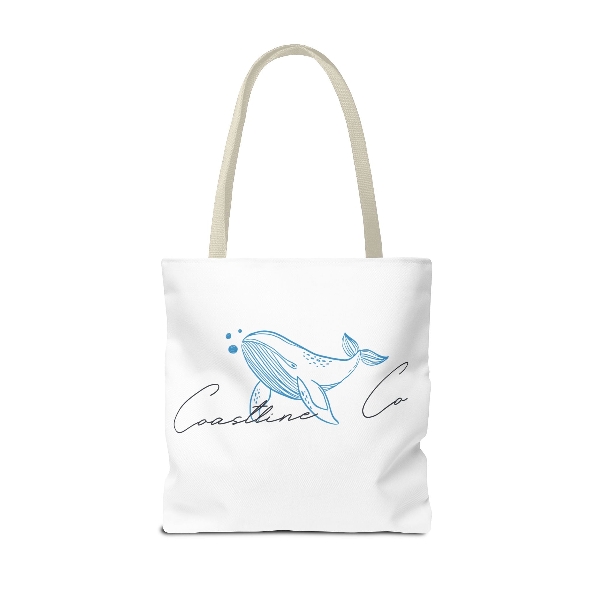Tote Bag — Coastal Whale Illustration Tote (Coastline Co.)