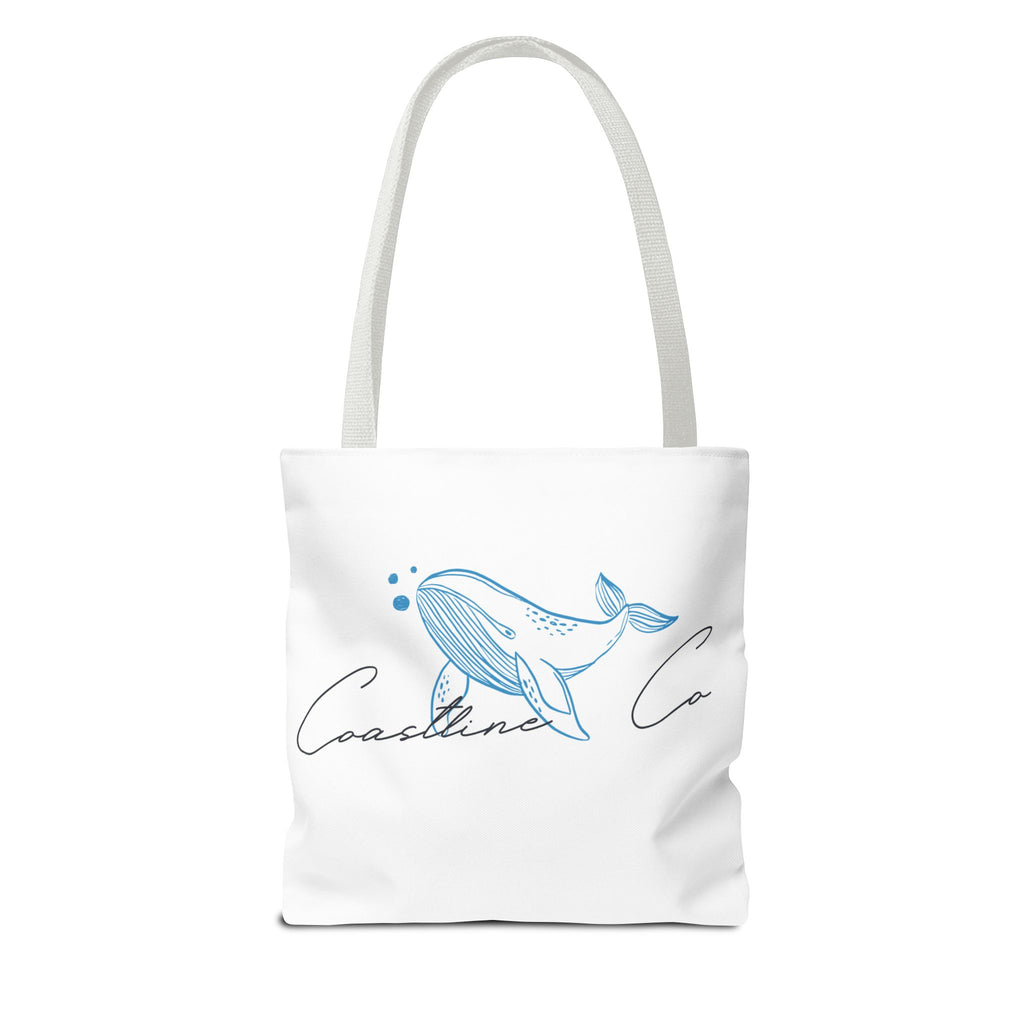 Tote Bag — Coastal Whale Illustration Tote (Coastline Co.)