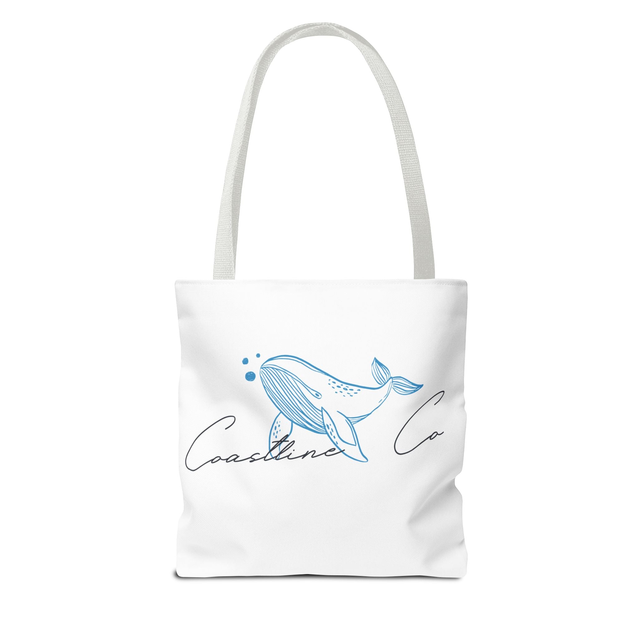 Tote Bag — Coastal Whale Illustration Tote (Coastline Co.)