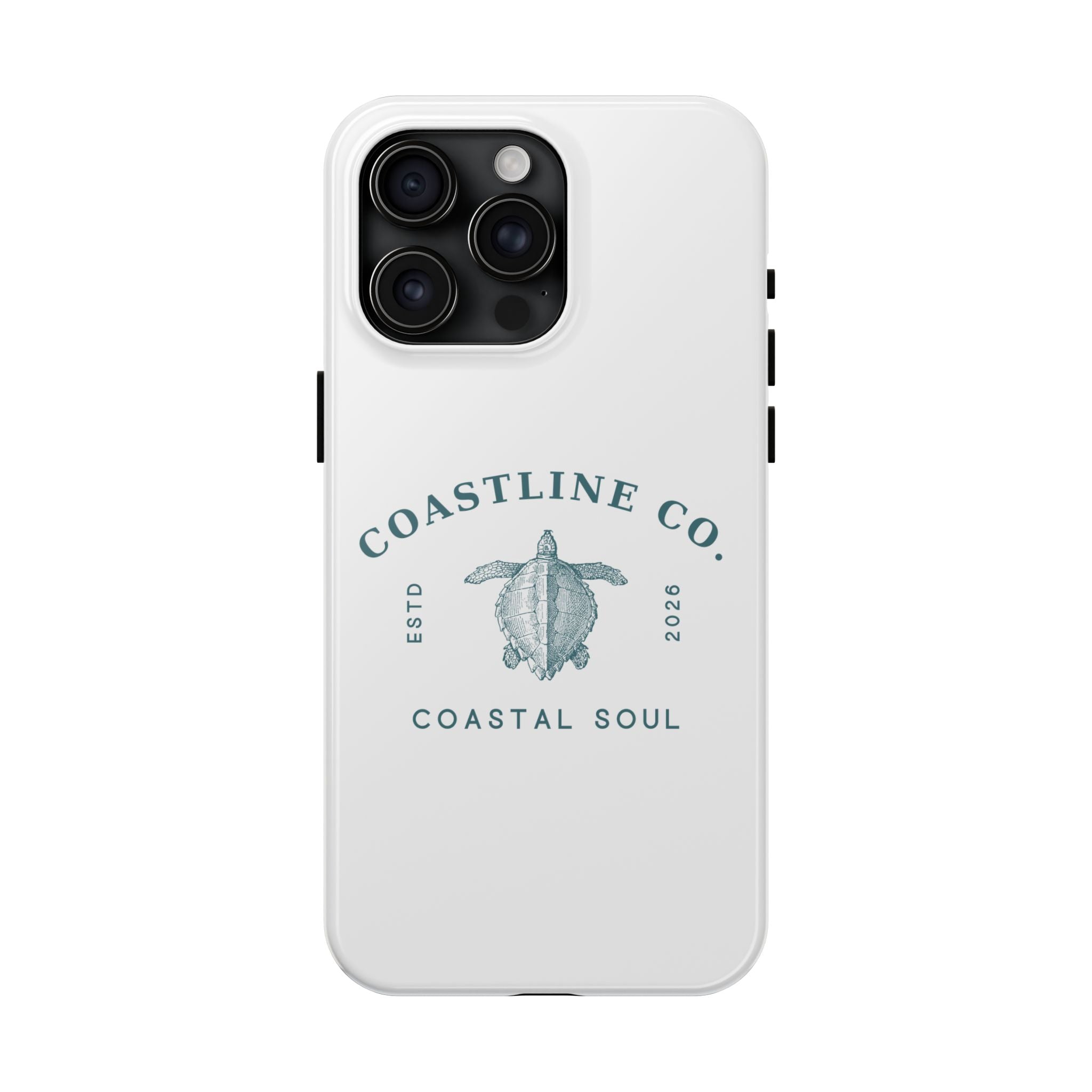 Coastline Co. Sea Turtle Phone Case – "Coastal Soul" Tough Protective Case