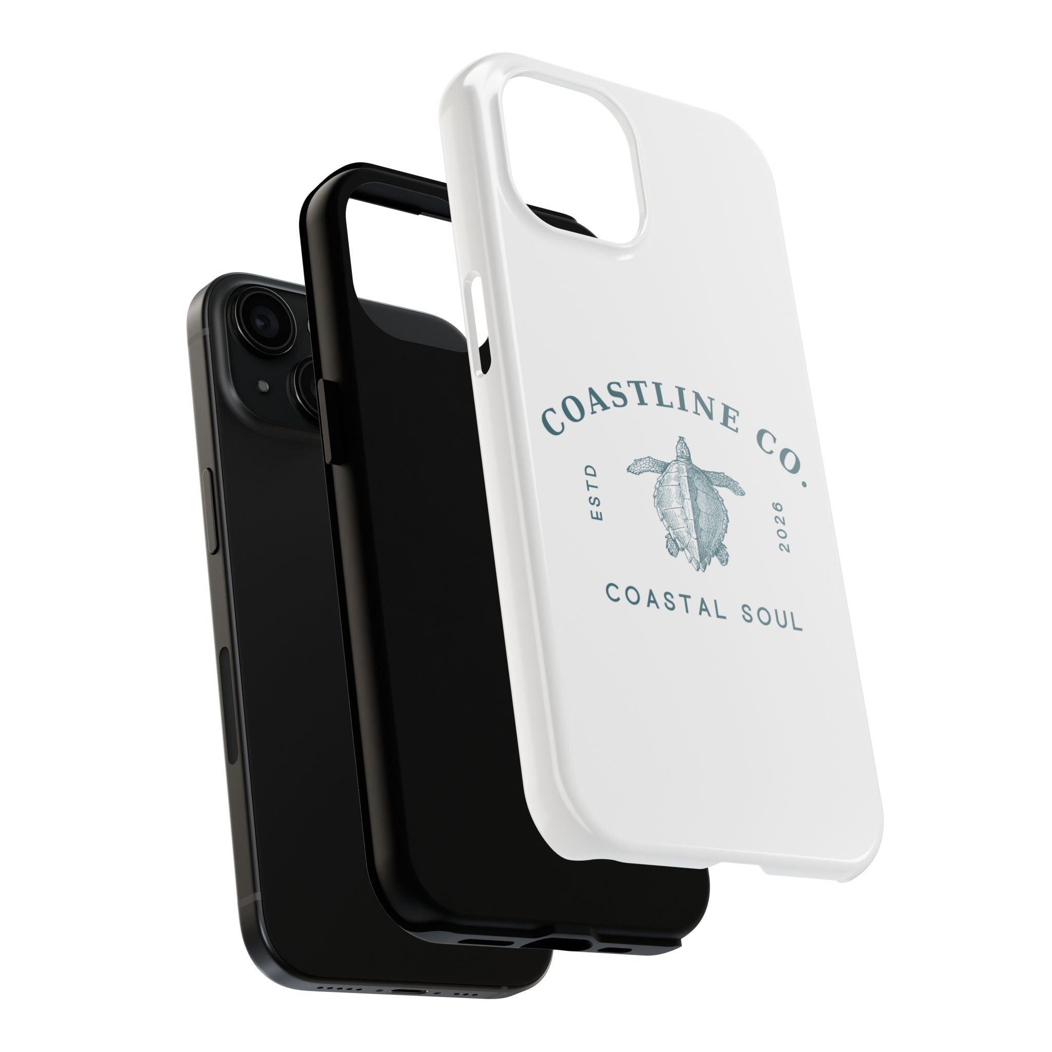 Coastline Co. Sea Turtle Phone Case – "Coastal Soul" Tough Protective Case
