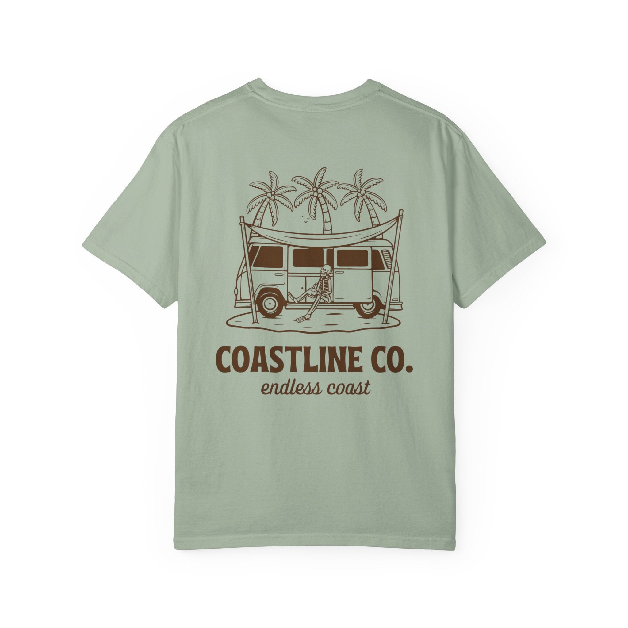 Coastline Co. Surf Van T-Shirt — "Endless Coast" Graphic Tee