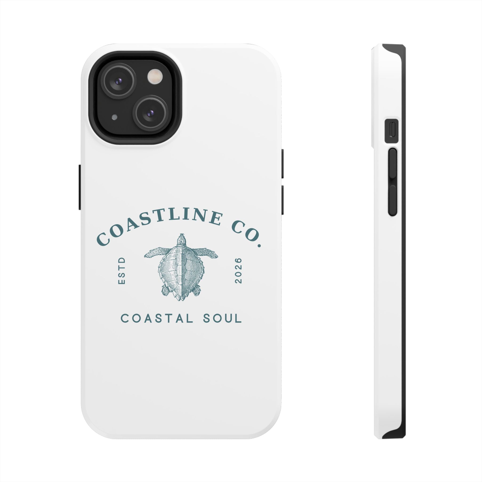 Coastline Co. Sea Turtle Phone Case – "Coastal Soul" Tough Protective Case