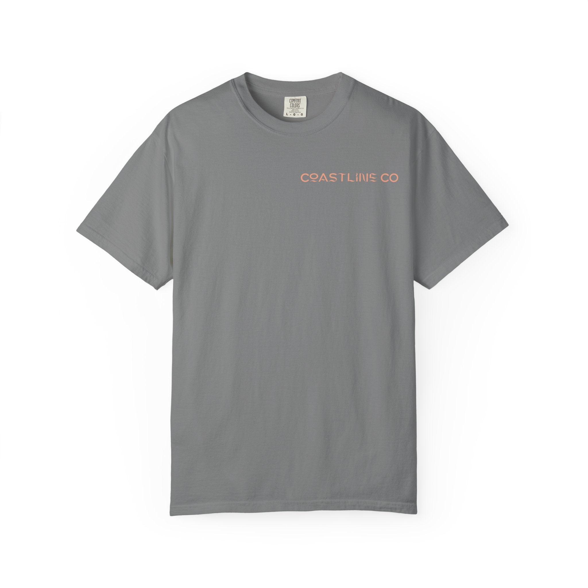 T-Shirt — Coastline Co Tiki Logo Tee (Back Graphic)