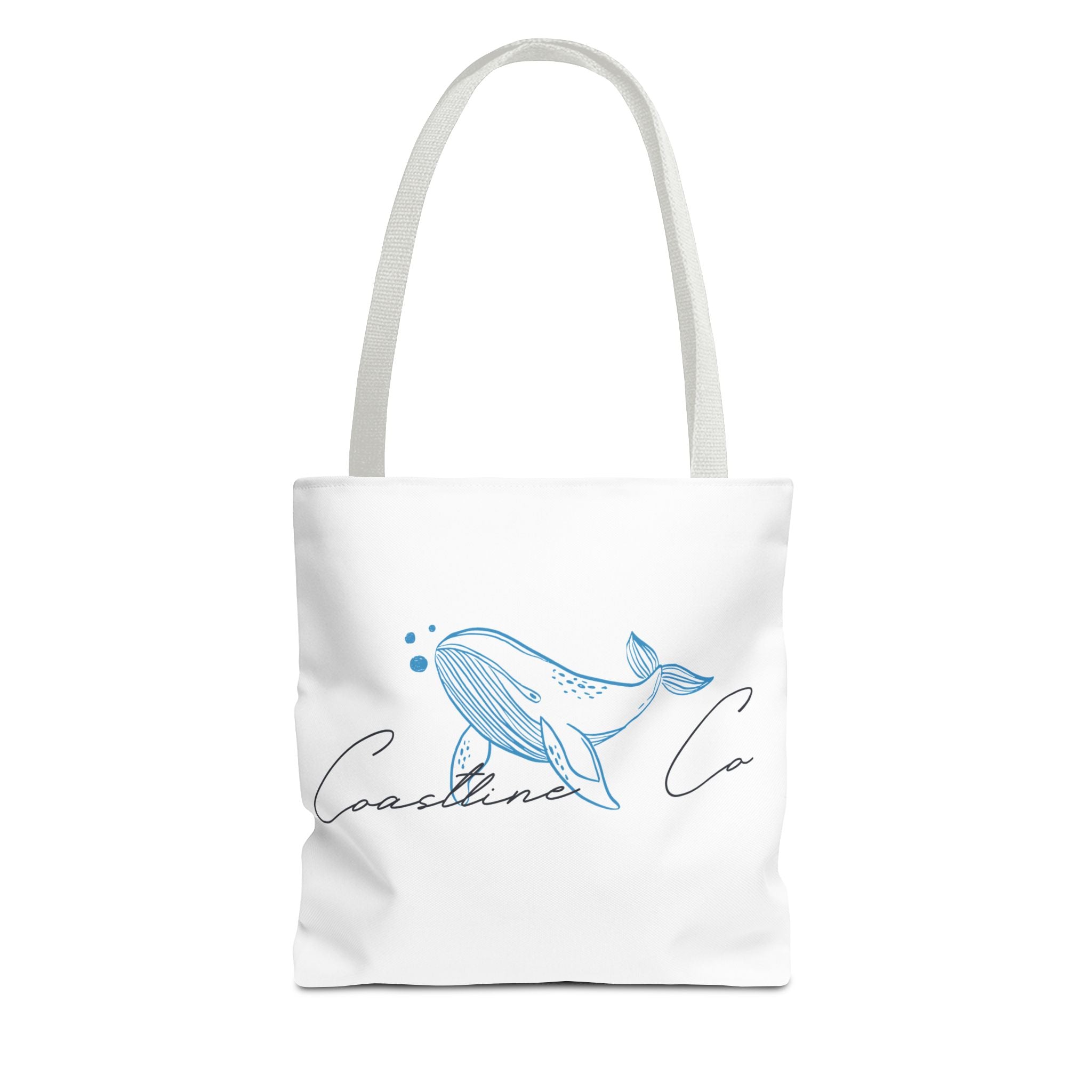 Tote Bag — Coastal Whale Illustration Tote (Coastline Co.)