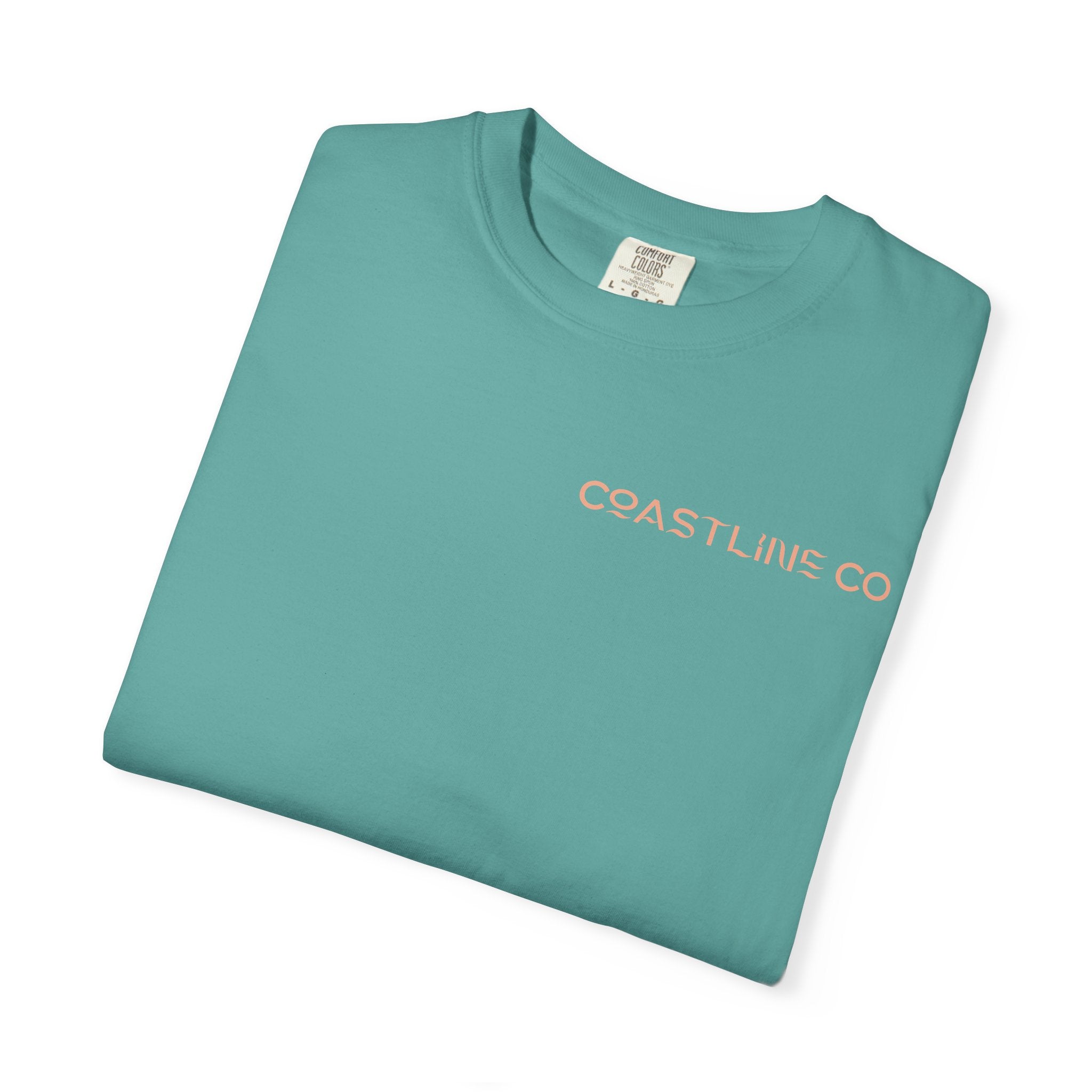 T-Shirt — Coastline Co Tiki Logo Tee (Back Graphic)