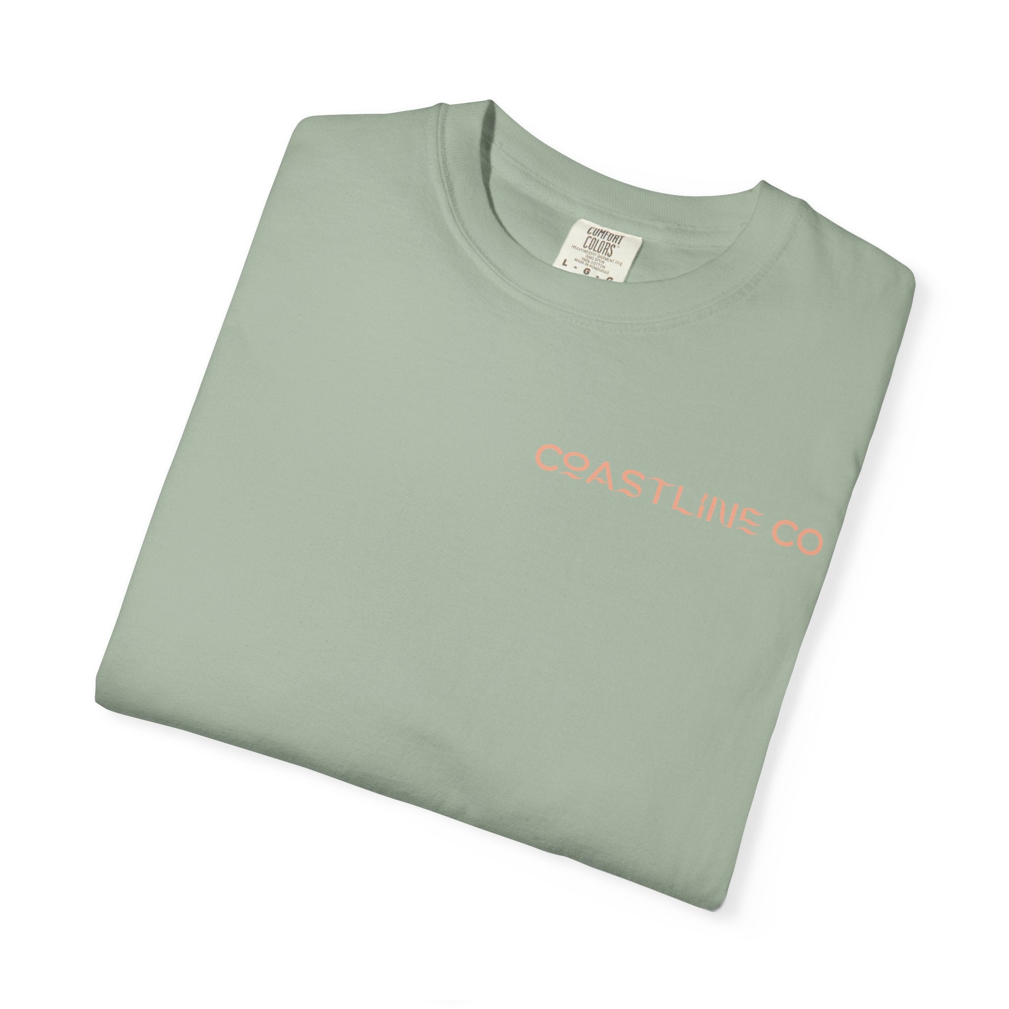 T-Shirt — Coastline Co Tiki Logo Tee (Back Graphic)