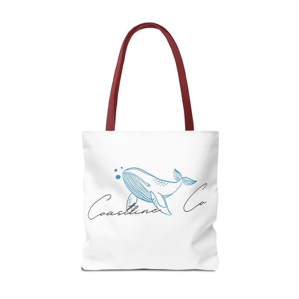 Tote Bag — Coastal Whale Illustration Tote (Coastline Co.)