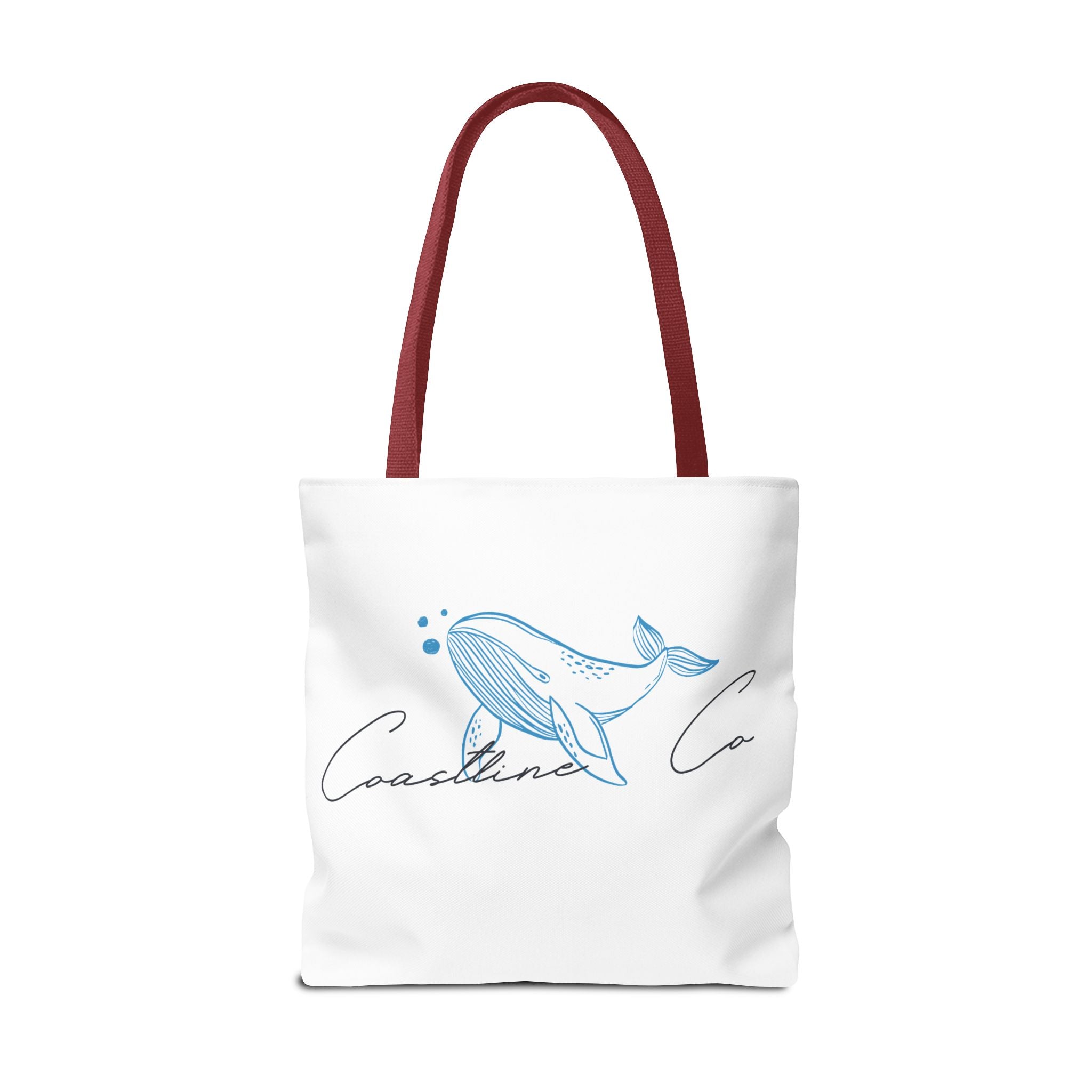 Tote Bag — Coastal Whale Illustration Tote (Coastline Co.)