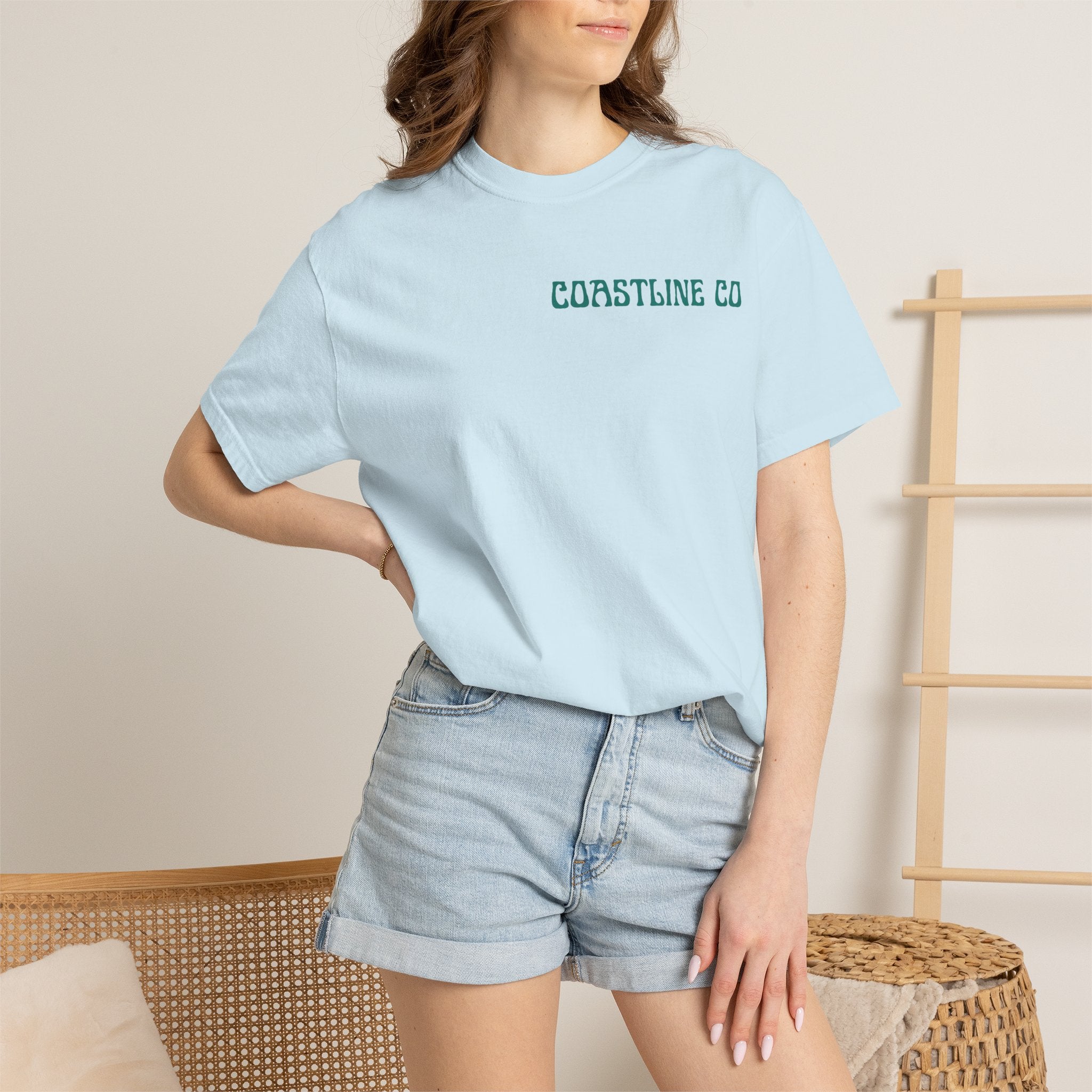 Coastline Co Surf Van T-Shirt — Retro Beach Graphic Tee