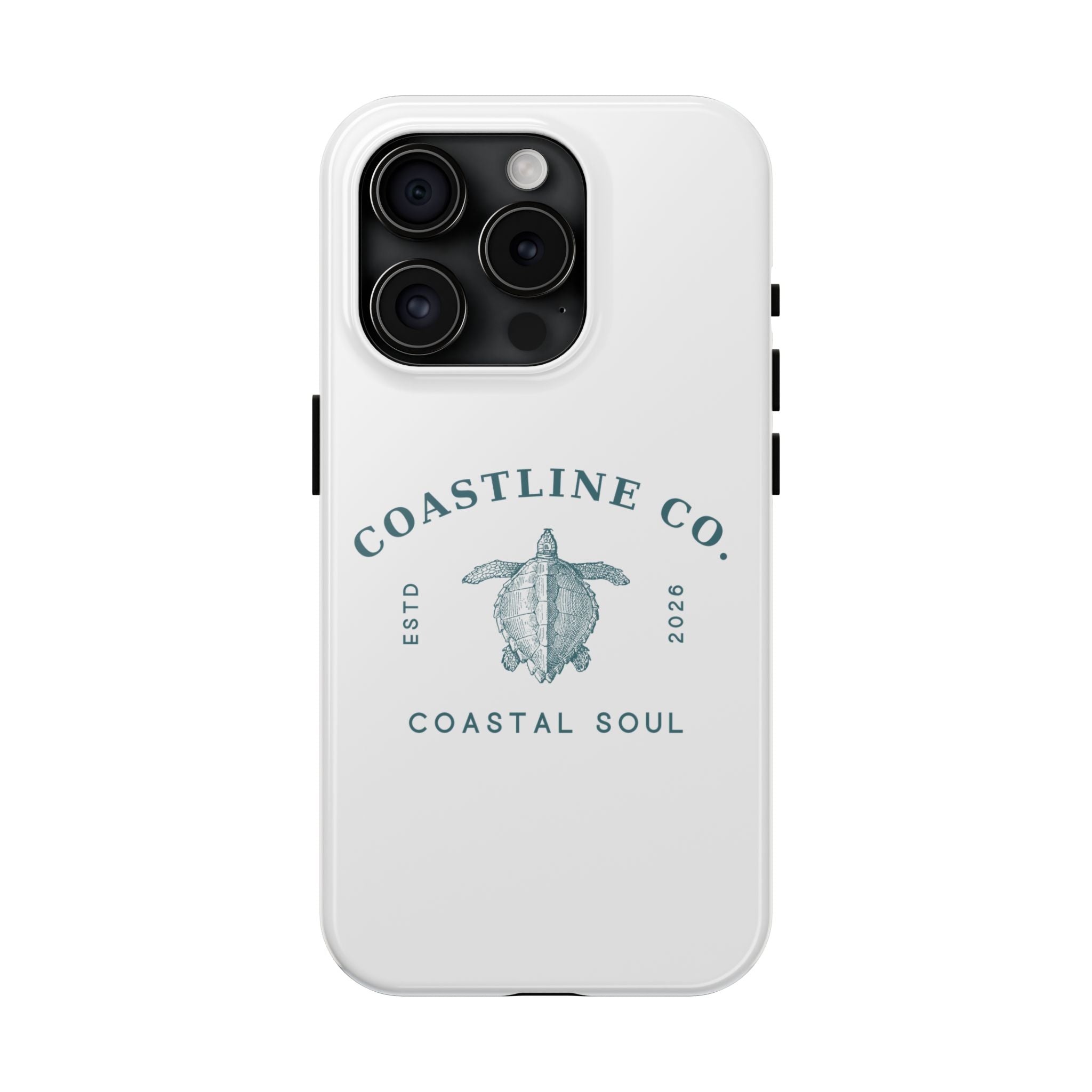 Coastline Co. Sea Turtle Phone Case – "Coastal Soul" Tough Protective Case