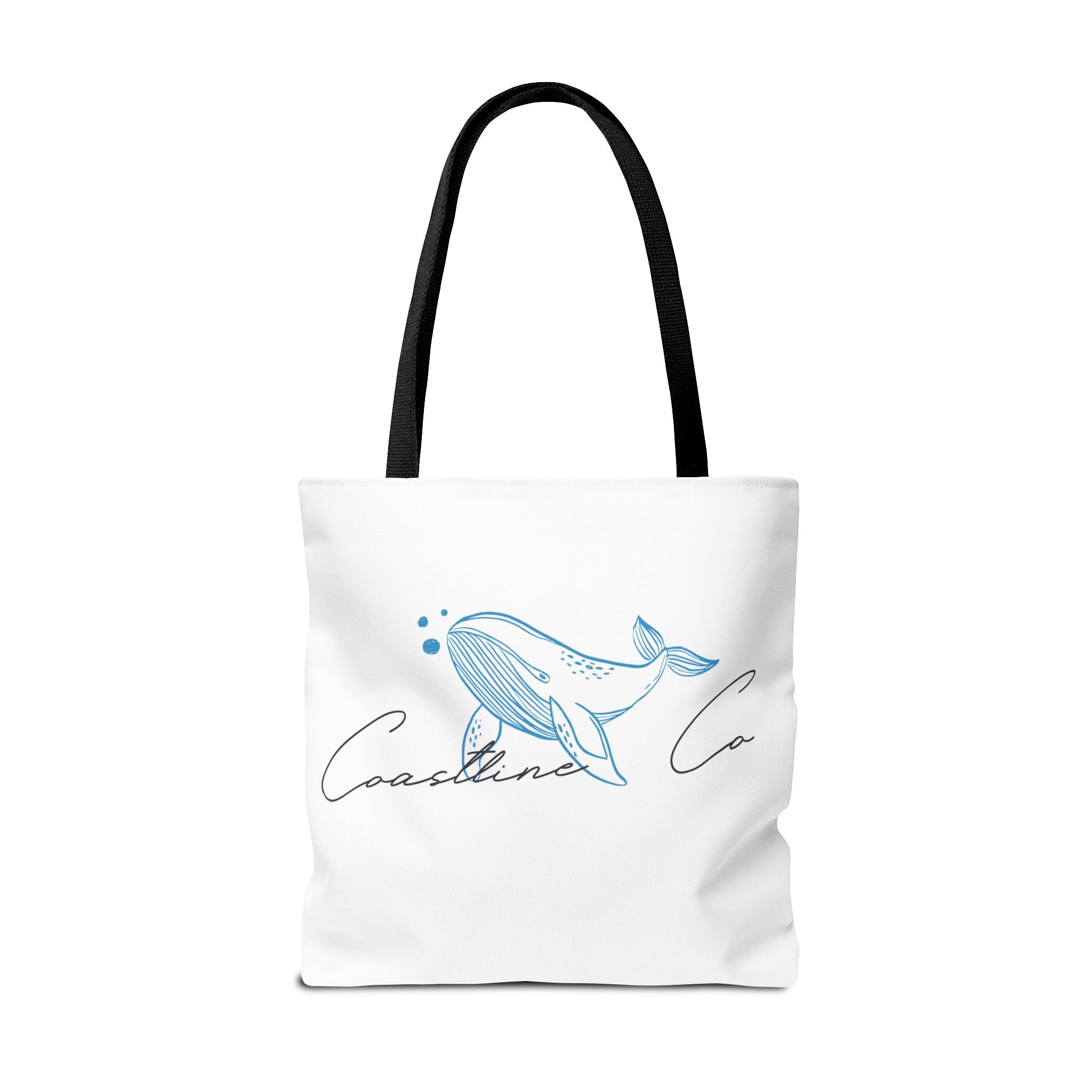 Tote Bag — Coastal Whale Illustration Tote (Coastline Co.)