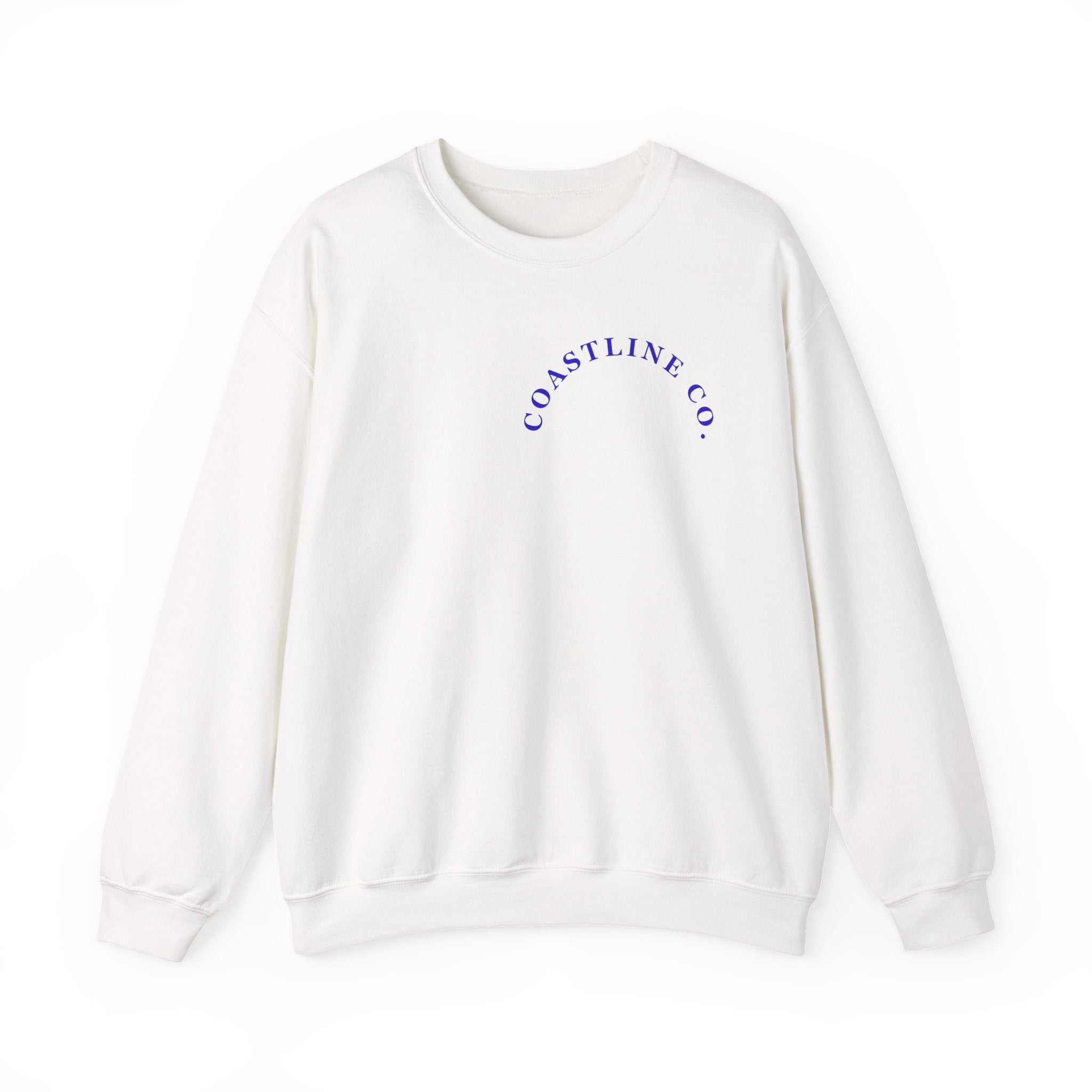 Coastline Co. Surf Crewneck Sweatshirt — 'Ride the Tide' Beach Pullover