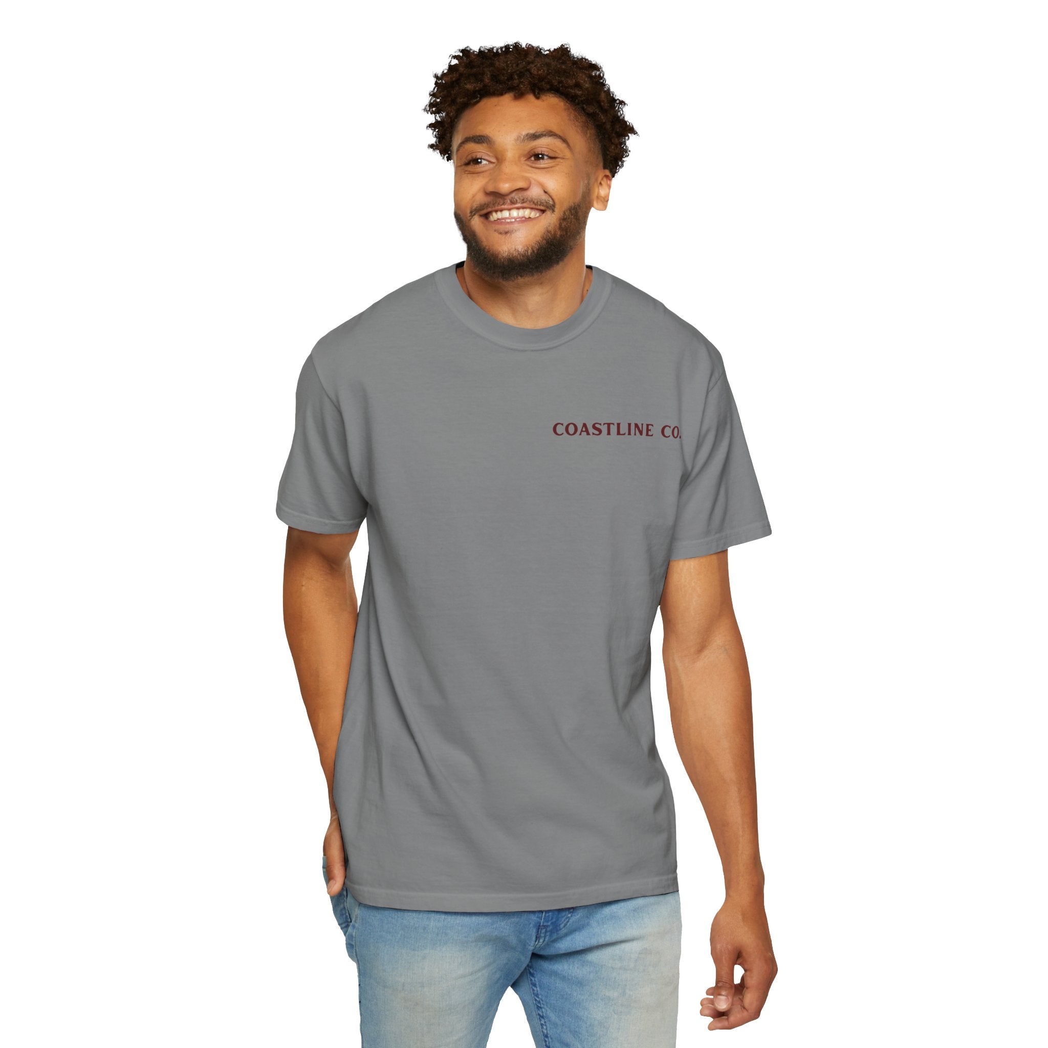 Coastline Co. Bass Patch Tee — "Lost in the Tide" Graphic T-Shirt