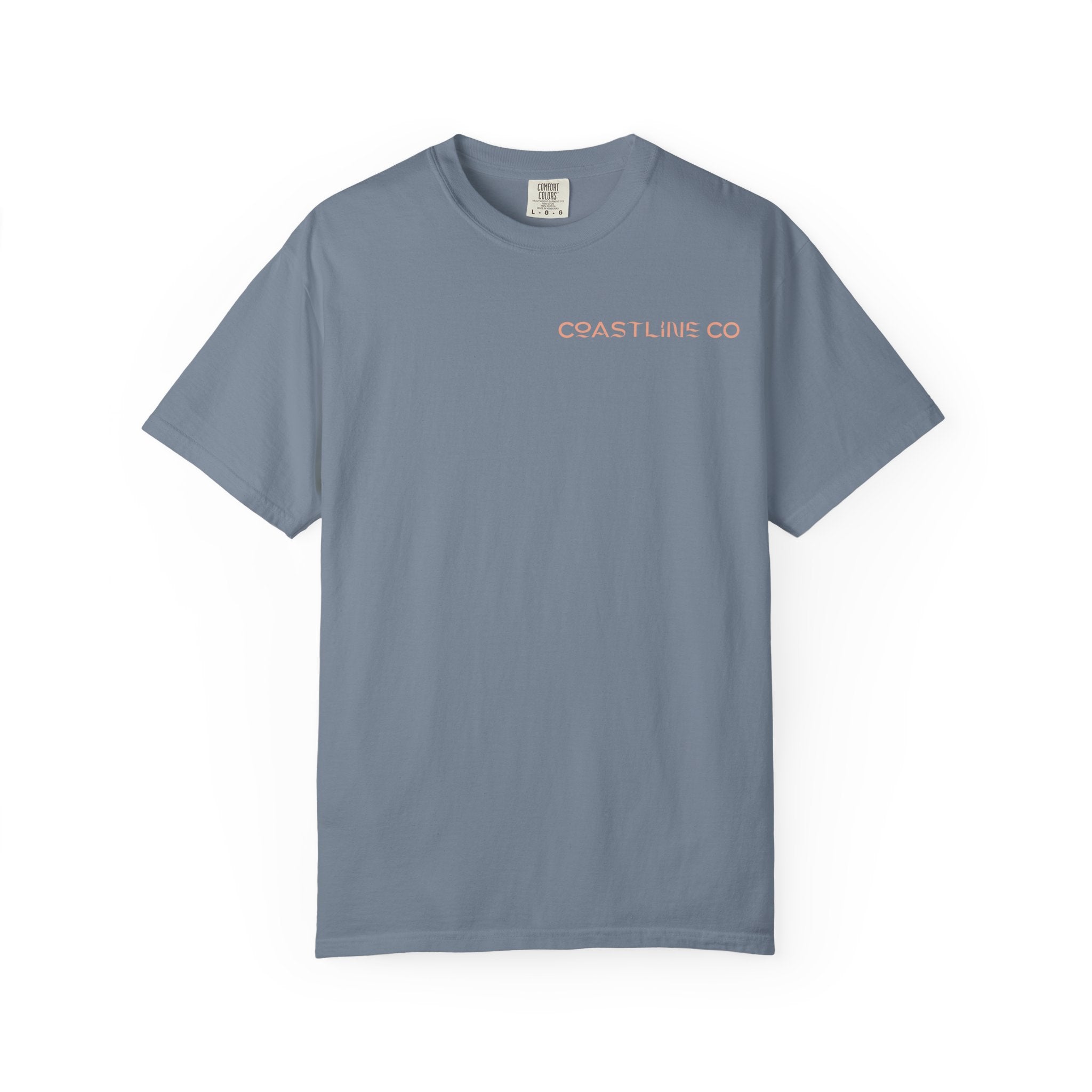 T-Shirt — Coastline Co Tiki Logo Tee (Back Graphic)