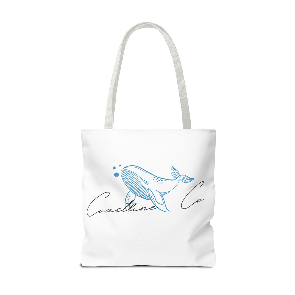 Tote Bag — Coastal Whale Illustration Tote (Coastline Co.)